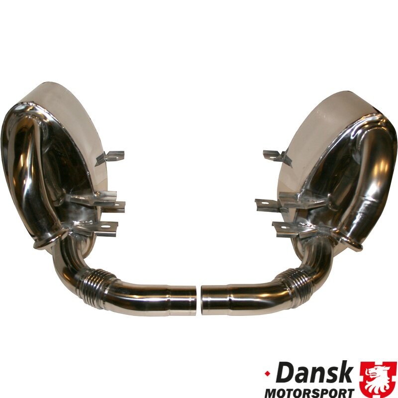 Sport Muffler Set : Polished Stainless : 996