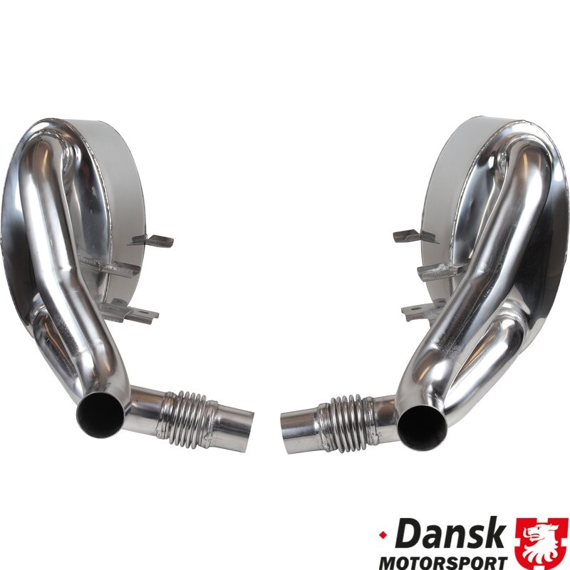 PORSCHE 997 EXHAUST POLISHED