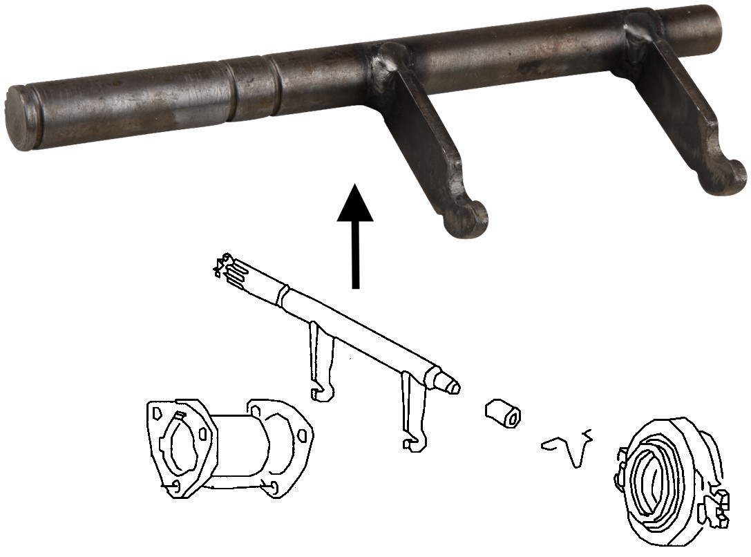 CLUTCH OPERATING SHAFT