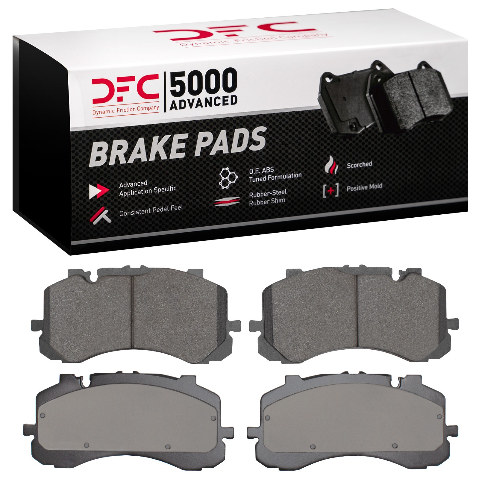 5000 ADVANCED BRAKE PADS-LOW METALLIC