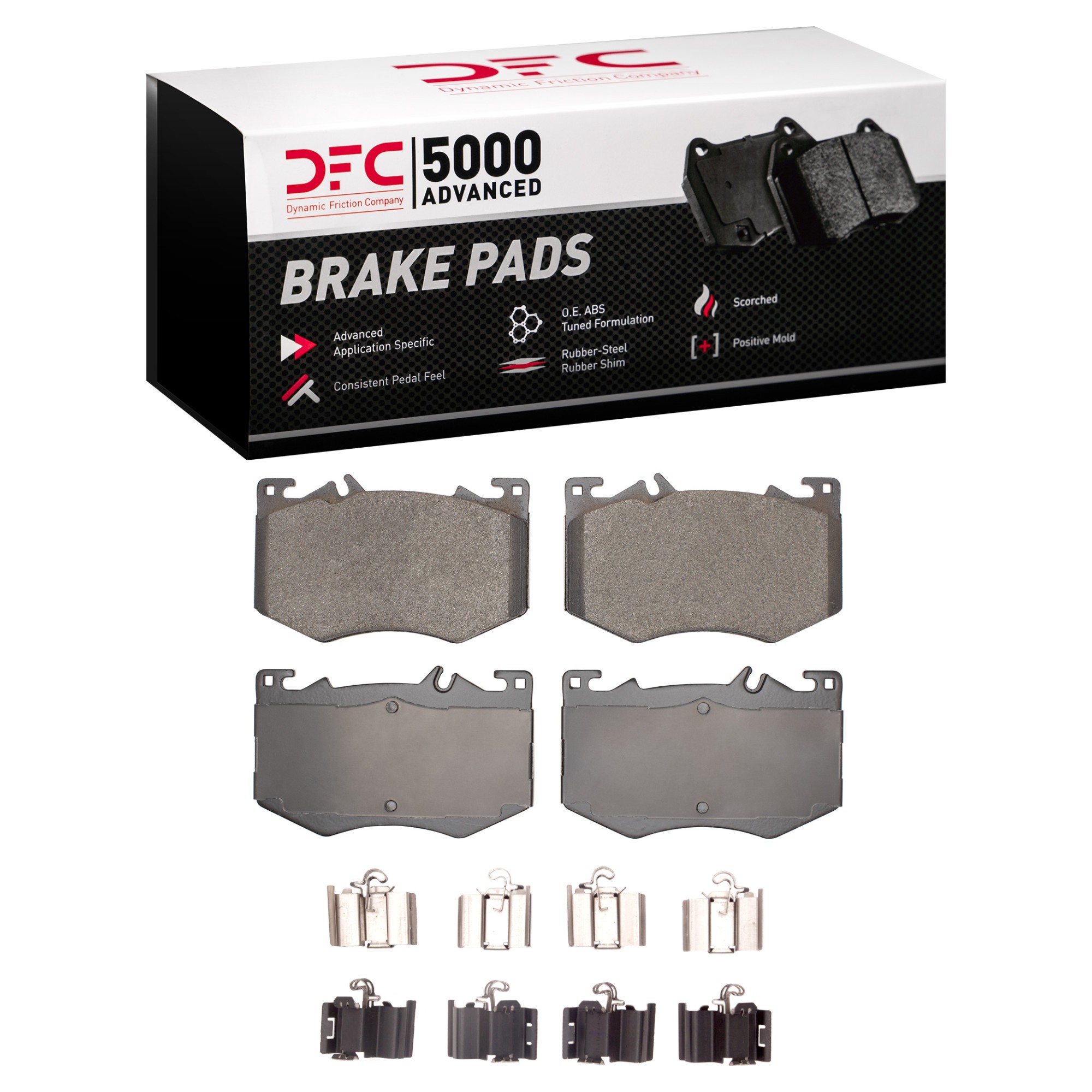 5000 ADVANCED BRAKE PADS-LOW MET HW