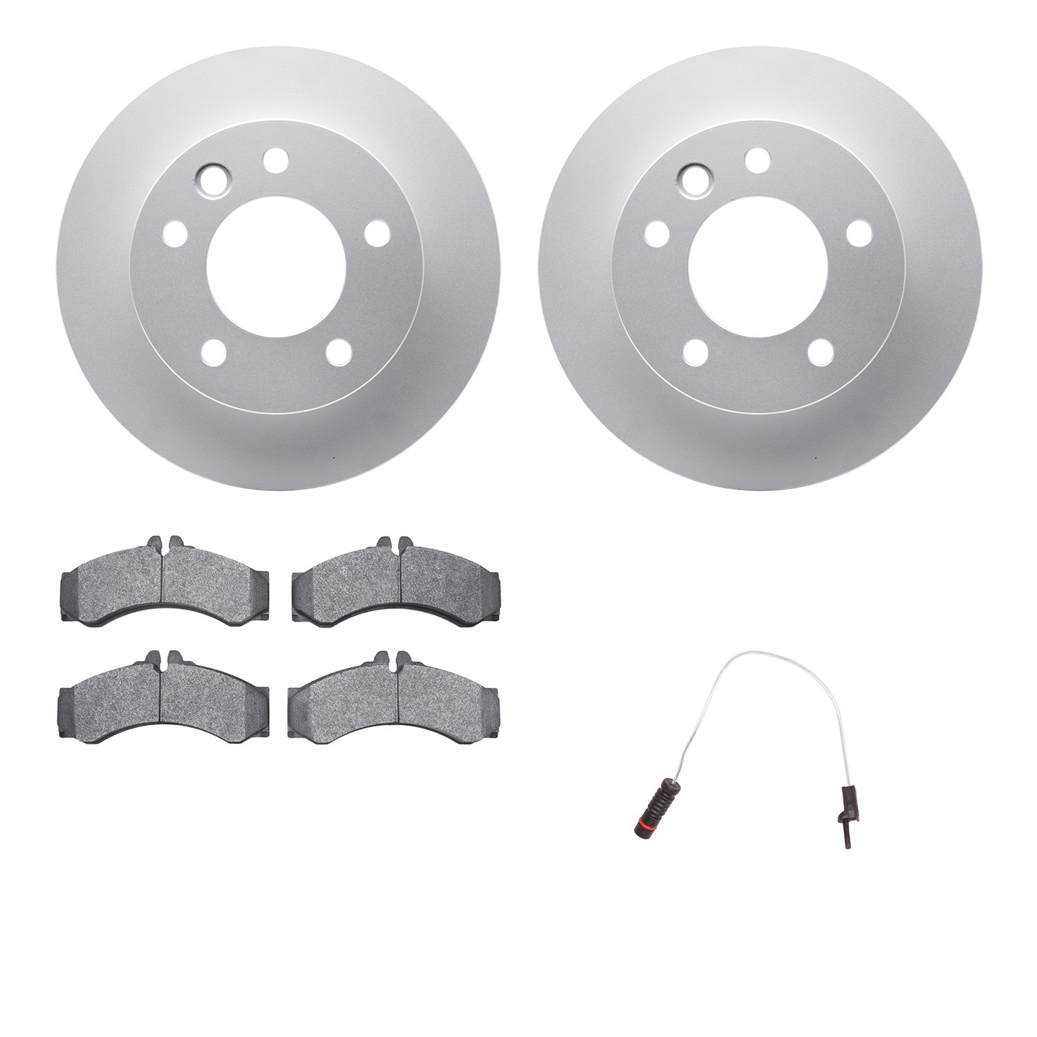 DFC GEOSPEC Coated Rotor- HD Brake Pad - Sensor