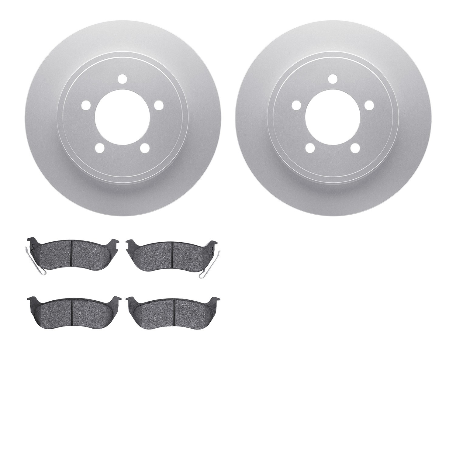 DFC GEOSPEC Coated Rotor- HD Brake Pad