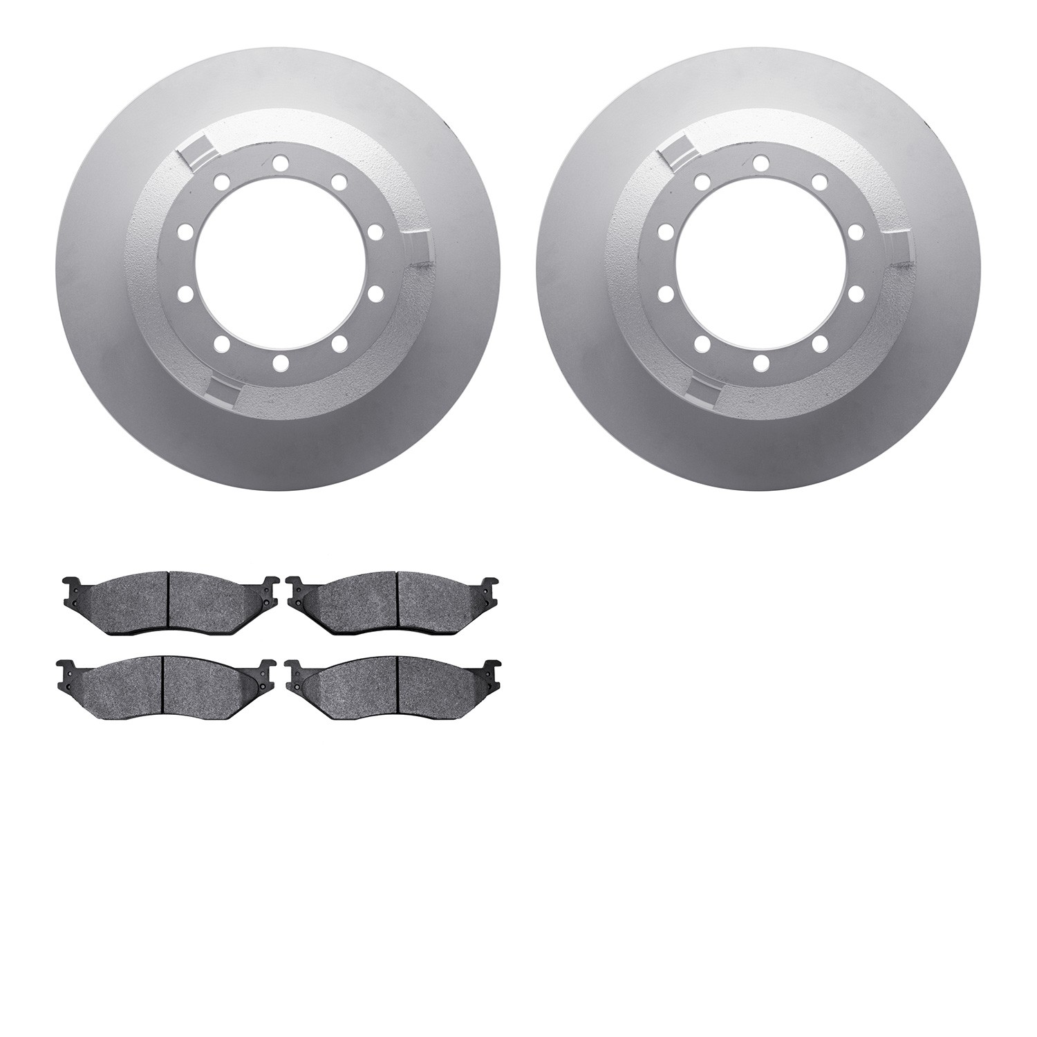 DFC GEOSPEC Coated Rotor- HD Brake Pad