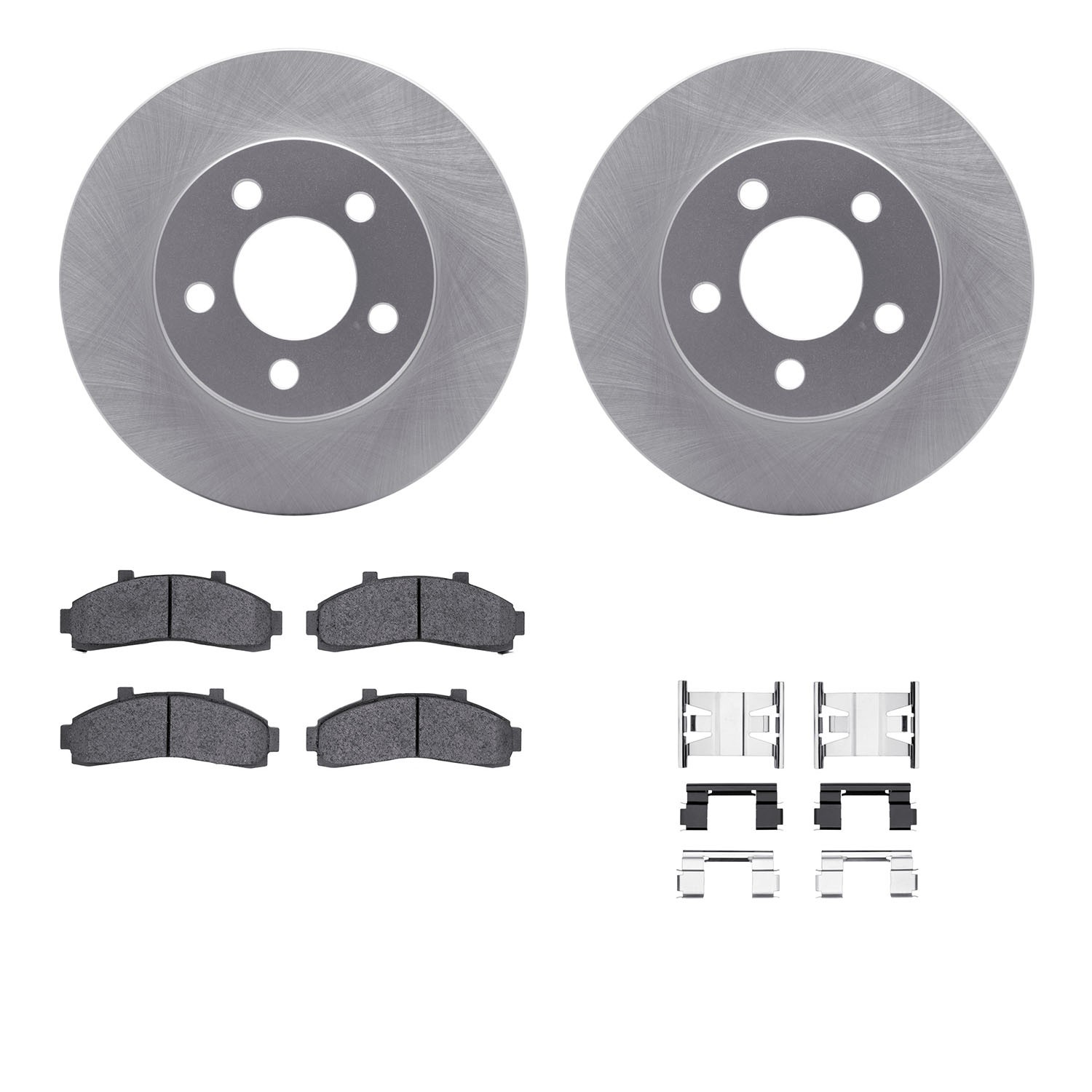 DFC GEOSPEC Coated Rotor- HD Brake Pad - Hardware
