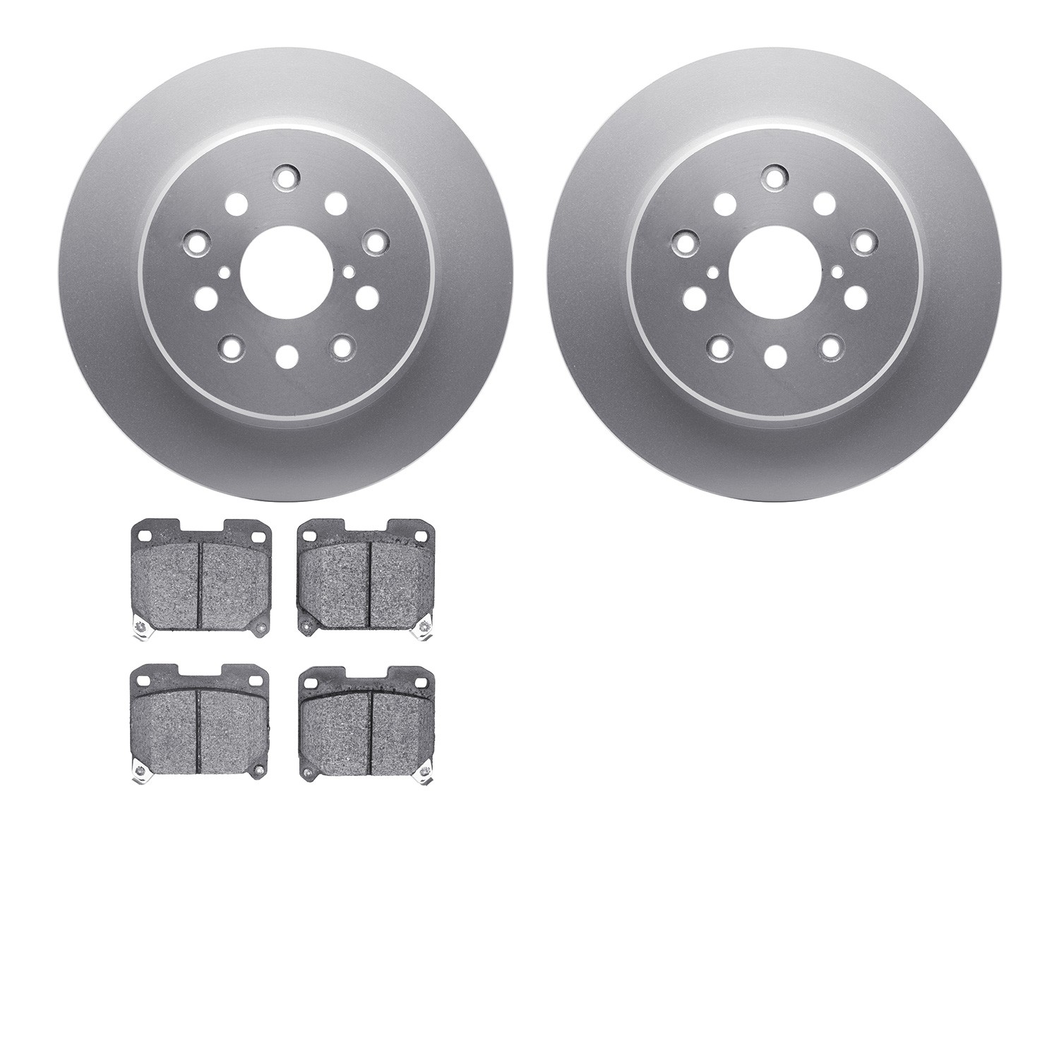 DFC GEOSPEC Rotors with 5000 Brake Pads