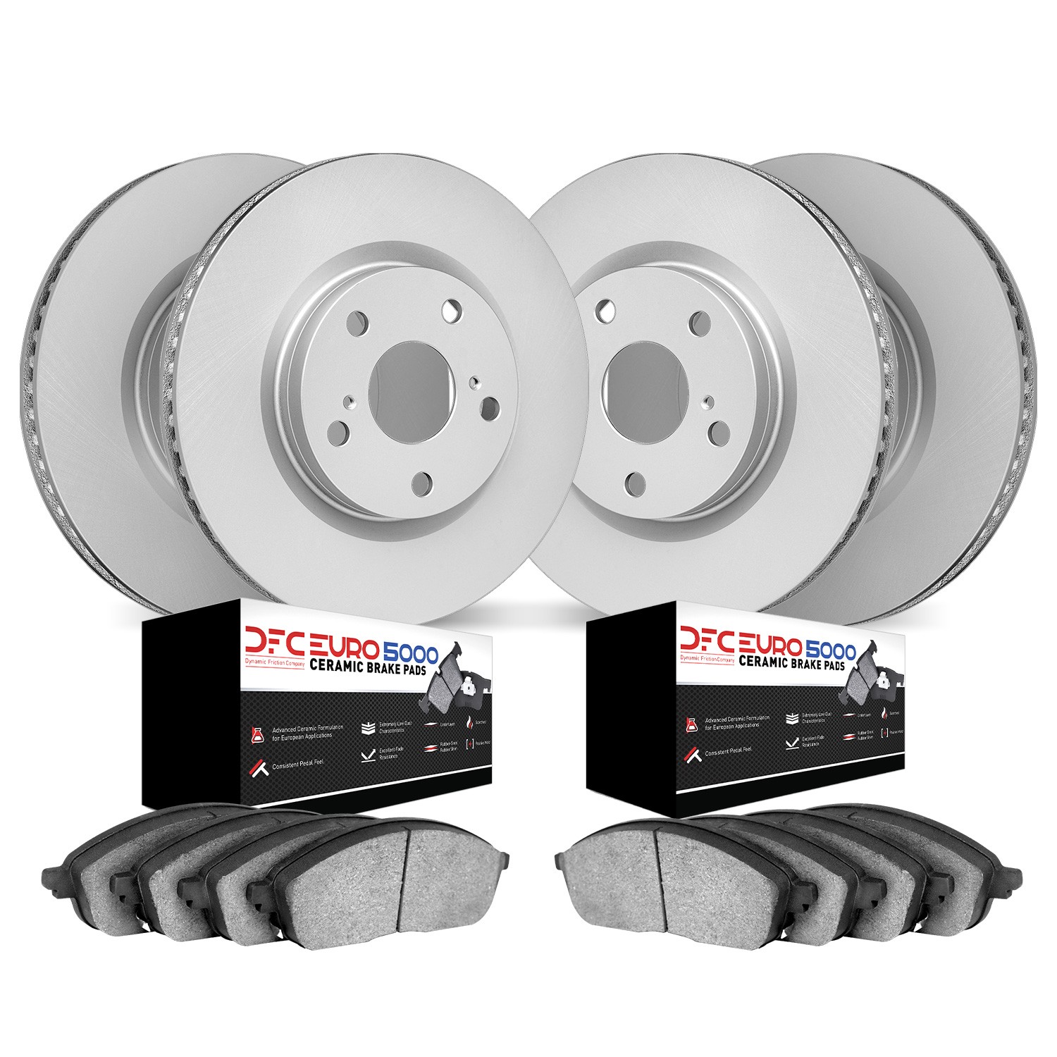 DFC Geospec Rotors with EURO 5000 Ceramic Brake Pads