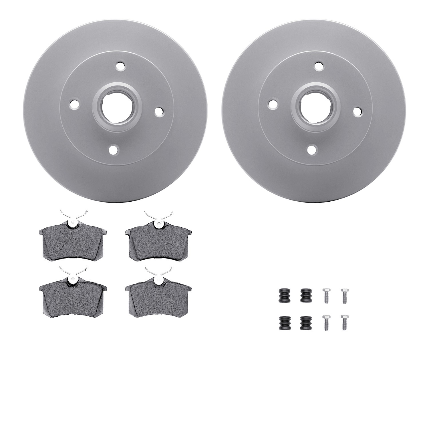 DFC Geospec Rotors w/EURO 5000 Ceramic Pads w/Hardware