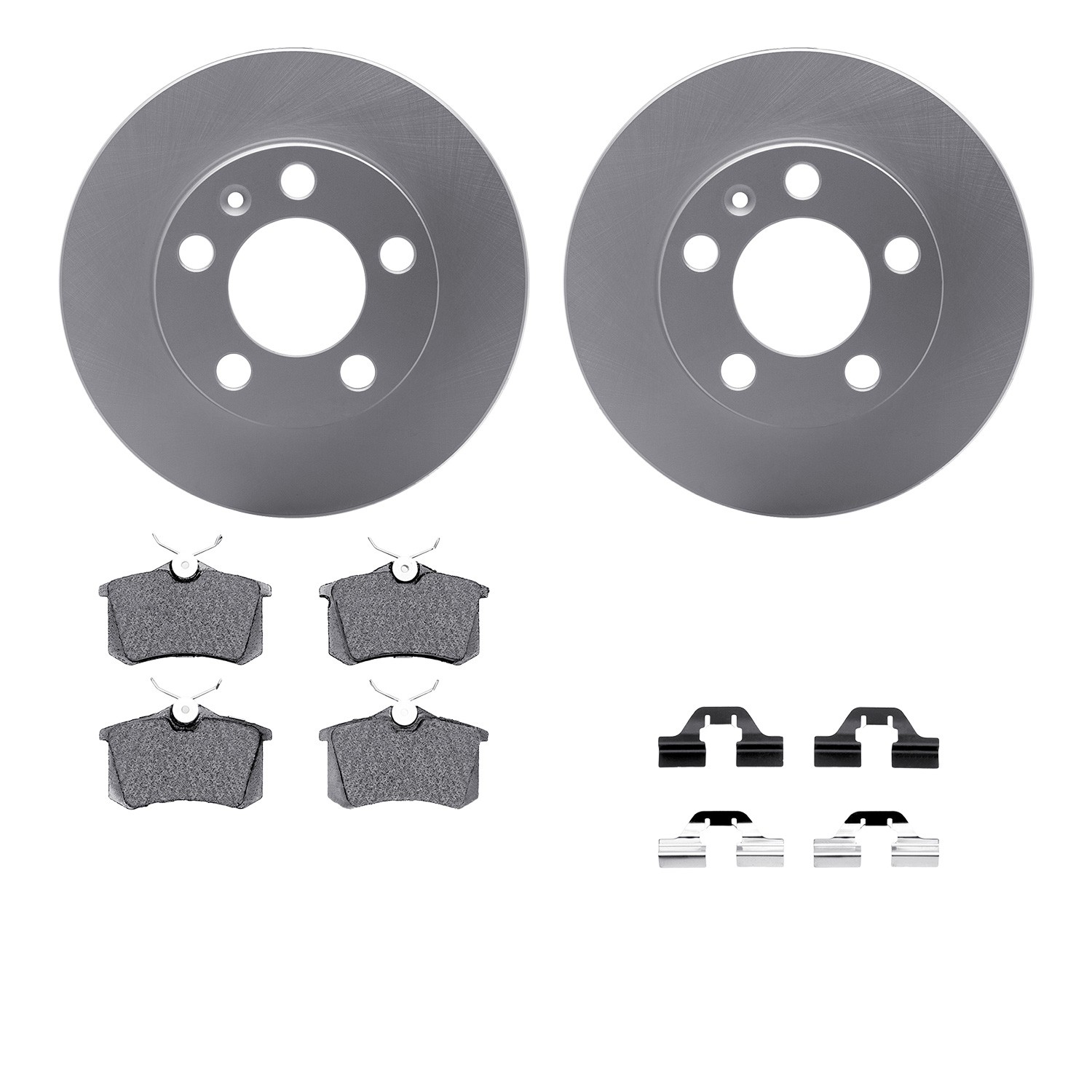 DFC Geospec Rotors w/EURO 5000 Ceramic Pads w/Hardware
