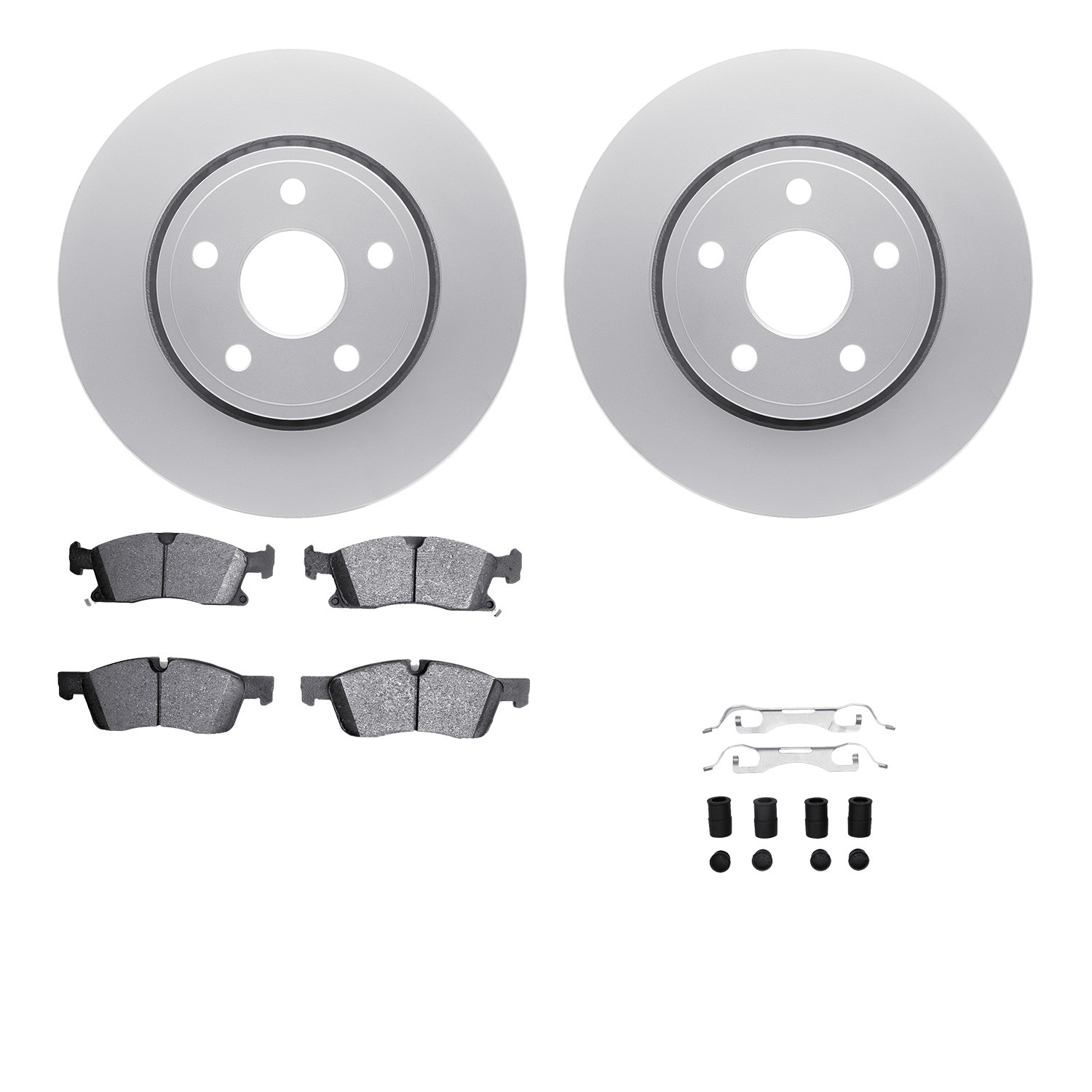 DFC Geospec Rotors w/EURO 5000 Ceramic Pads w/Hardware