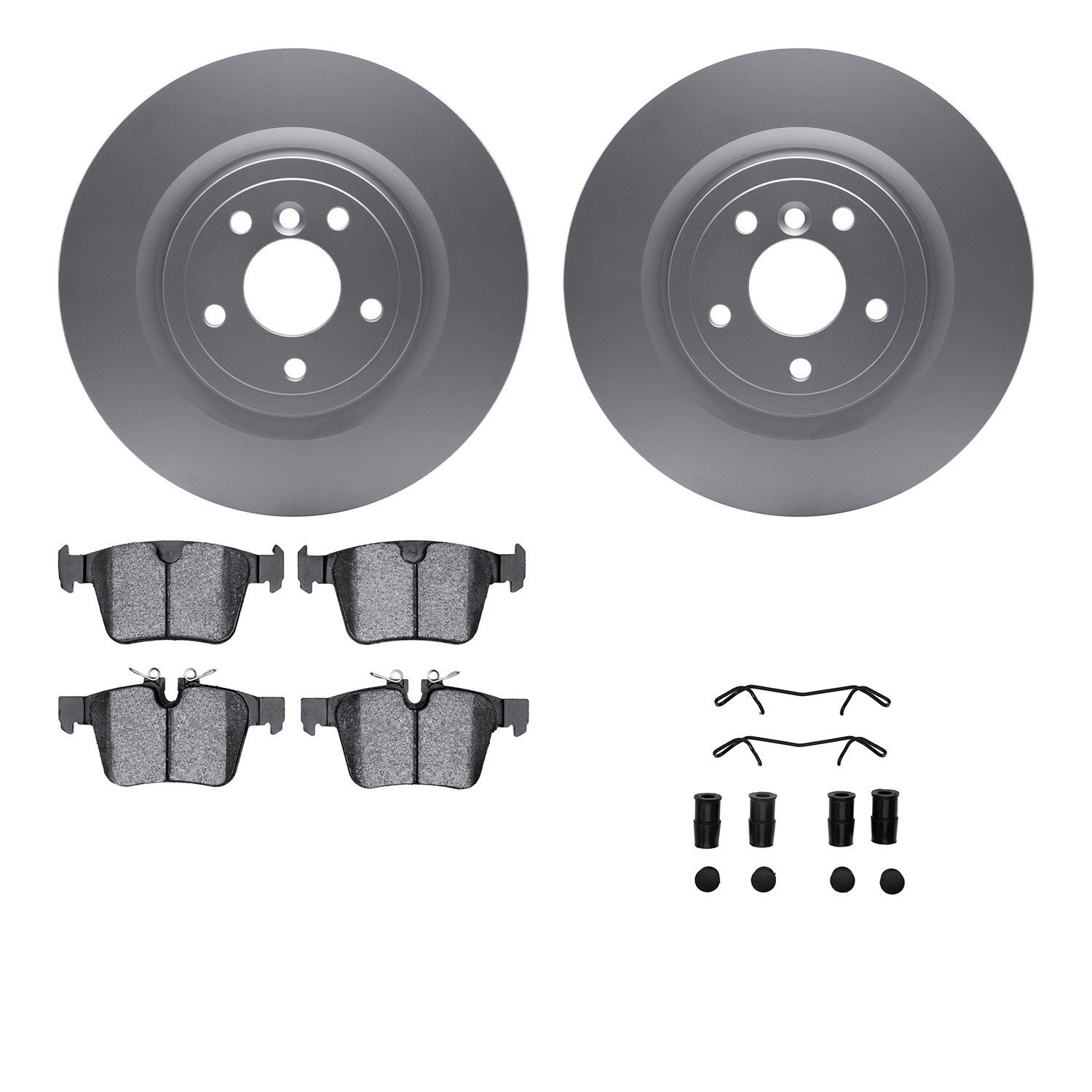DFC Geospec Rotors with EURO 5000 Ceramic Brake Pads includes Hardware
