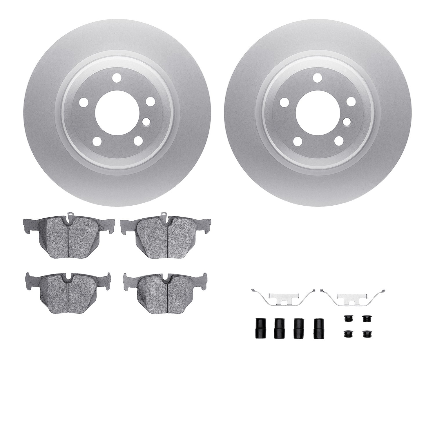 DFC Geospec Rotors with EURO 5000 Ceramic Brake Pads includes Hardware