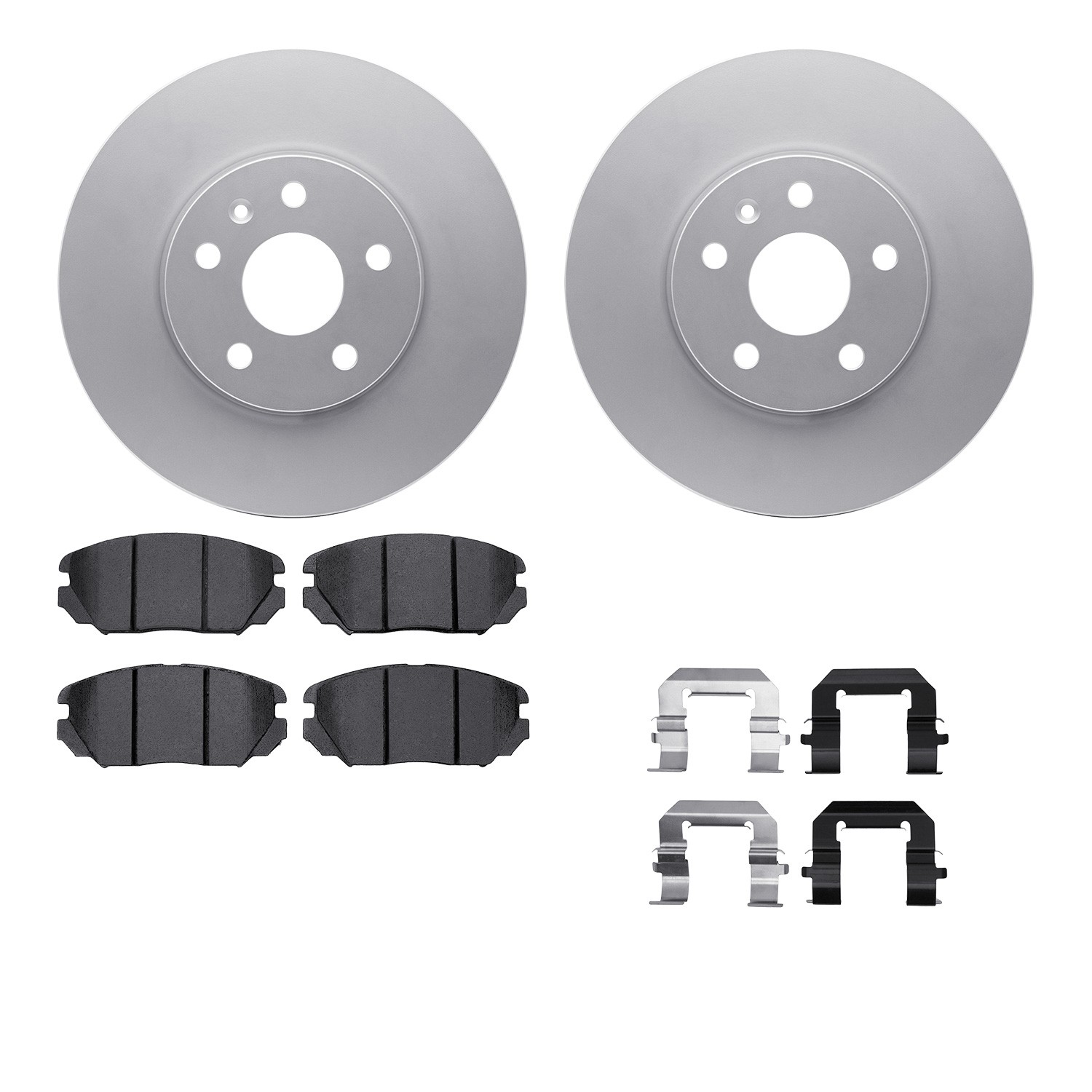DFC Geospec Rotors with EURO 5000 Ceramic Brake Pads includes Hardware