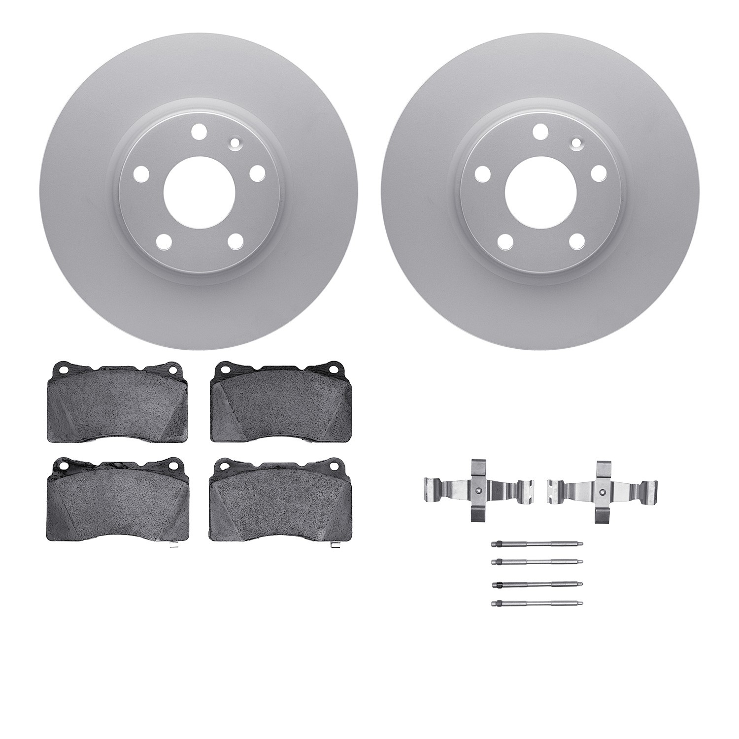 DFC Geospec Rotors with EURO 5000 Ceramic Brake Pads includes Hardware