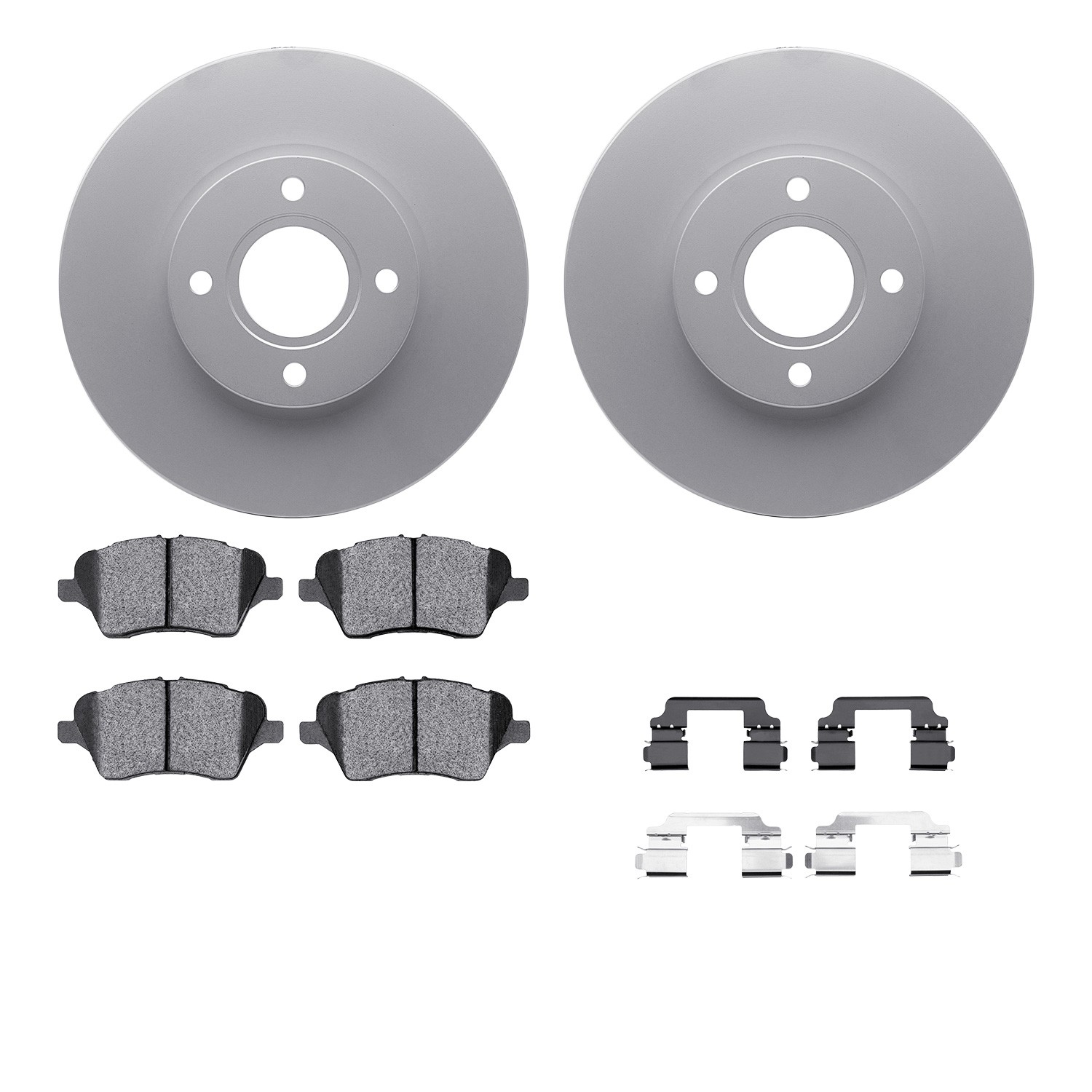 DFC Geospec Rotors with EURO 5000 Ceramic Brake Pads includes Hardware