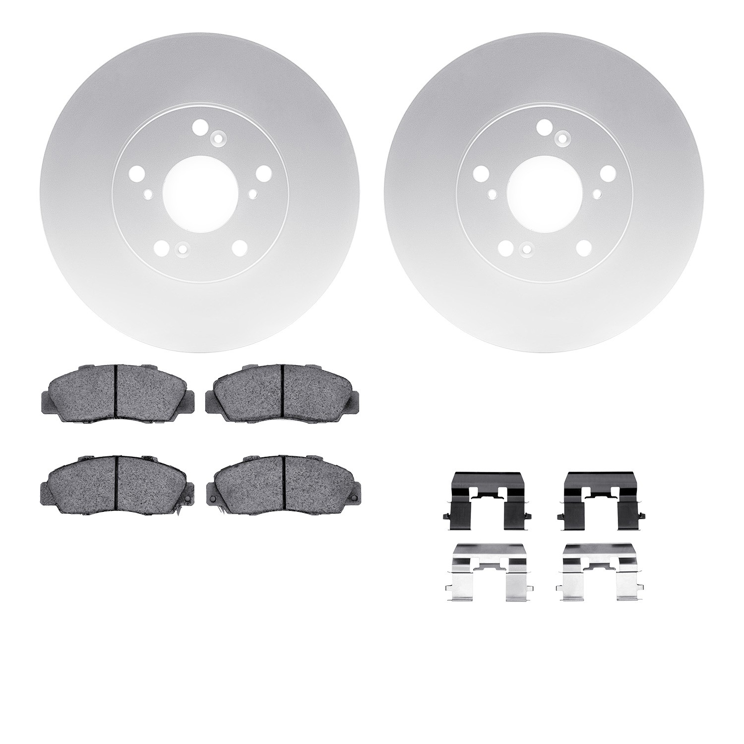 DFC Geospec Rotors with EURO 5000 Ceramic Brake Pads includes Hardware