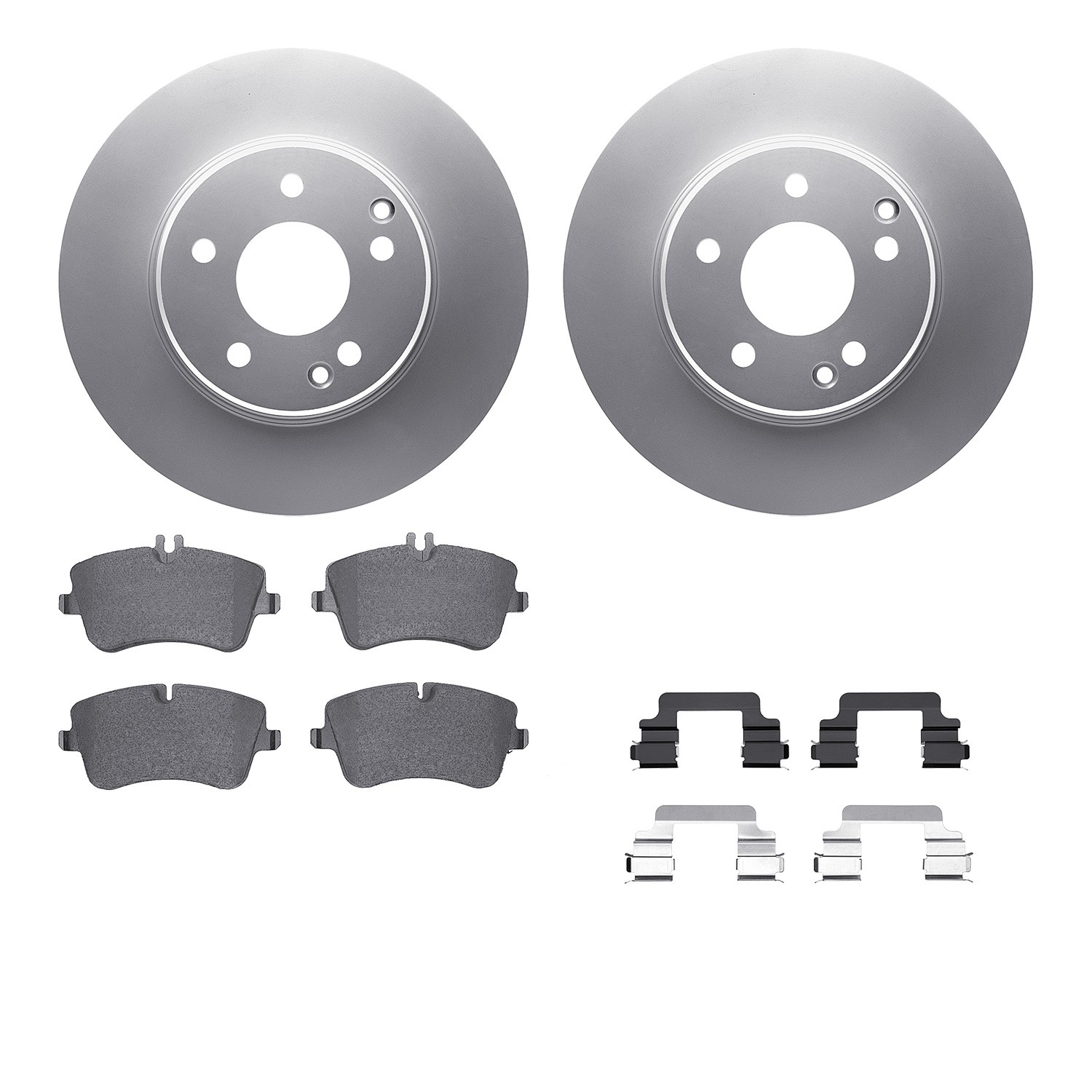 DFC Geospec Rotors with EURO 5000 Ceramic Brake Pads includes Hardware