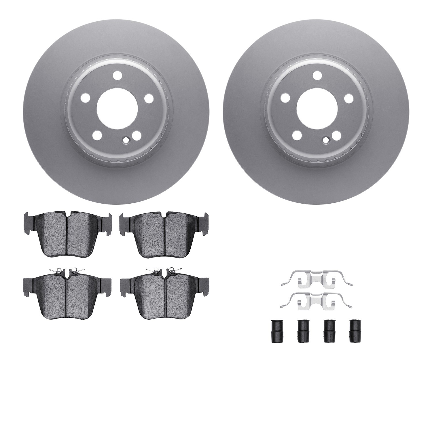 DFC Geospec Rotors with EURO 5000 Ceramic Brake Pads includes Hardware