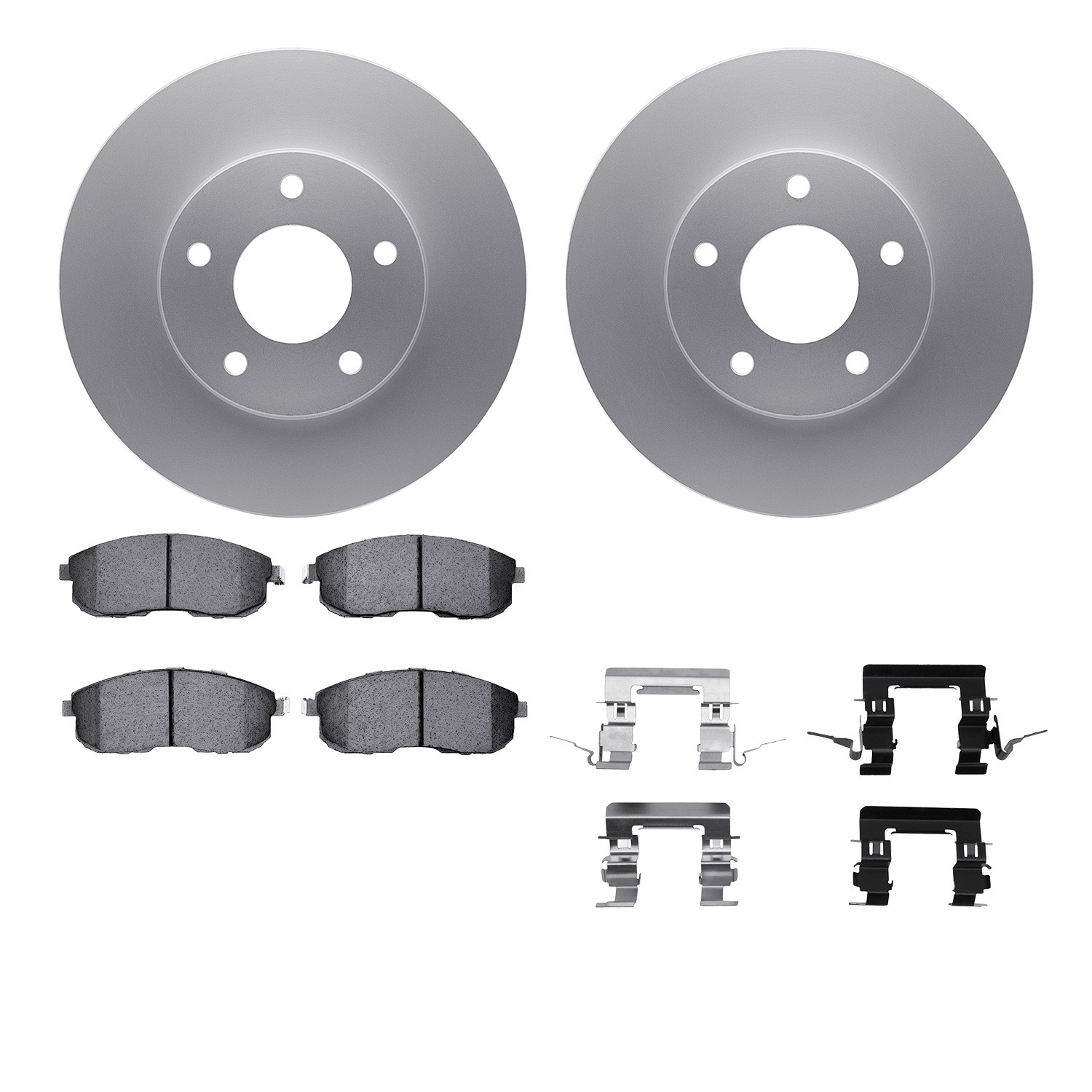 DFC Geospec Rotors with EURO 5000 Ceramic Brake Pads includes Hardware