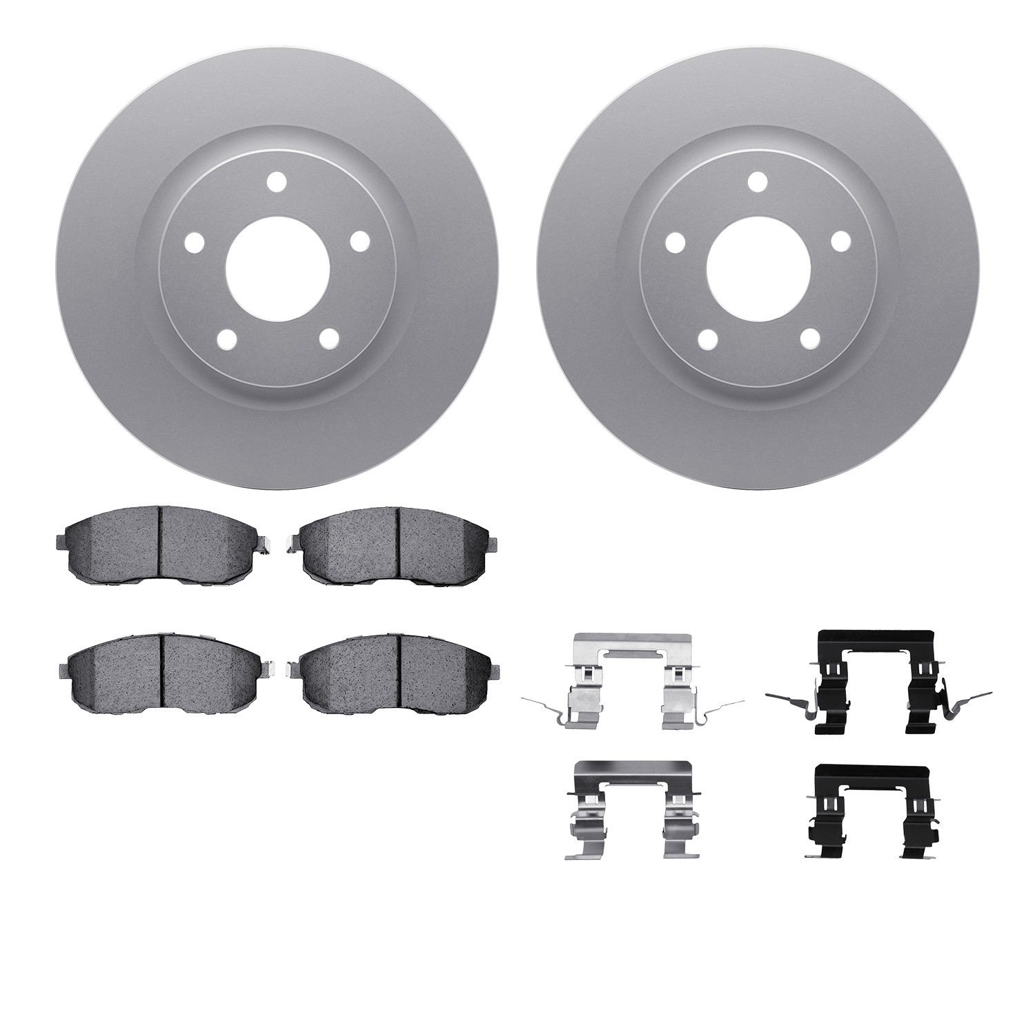 DFC Geospec Rotors with EURO 5000 Ceramic Brake Pads includes Hardware