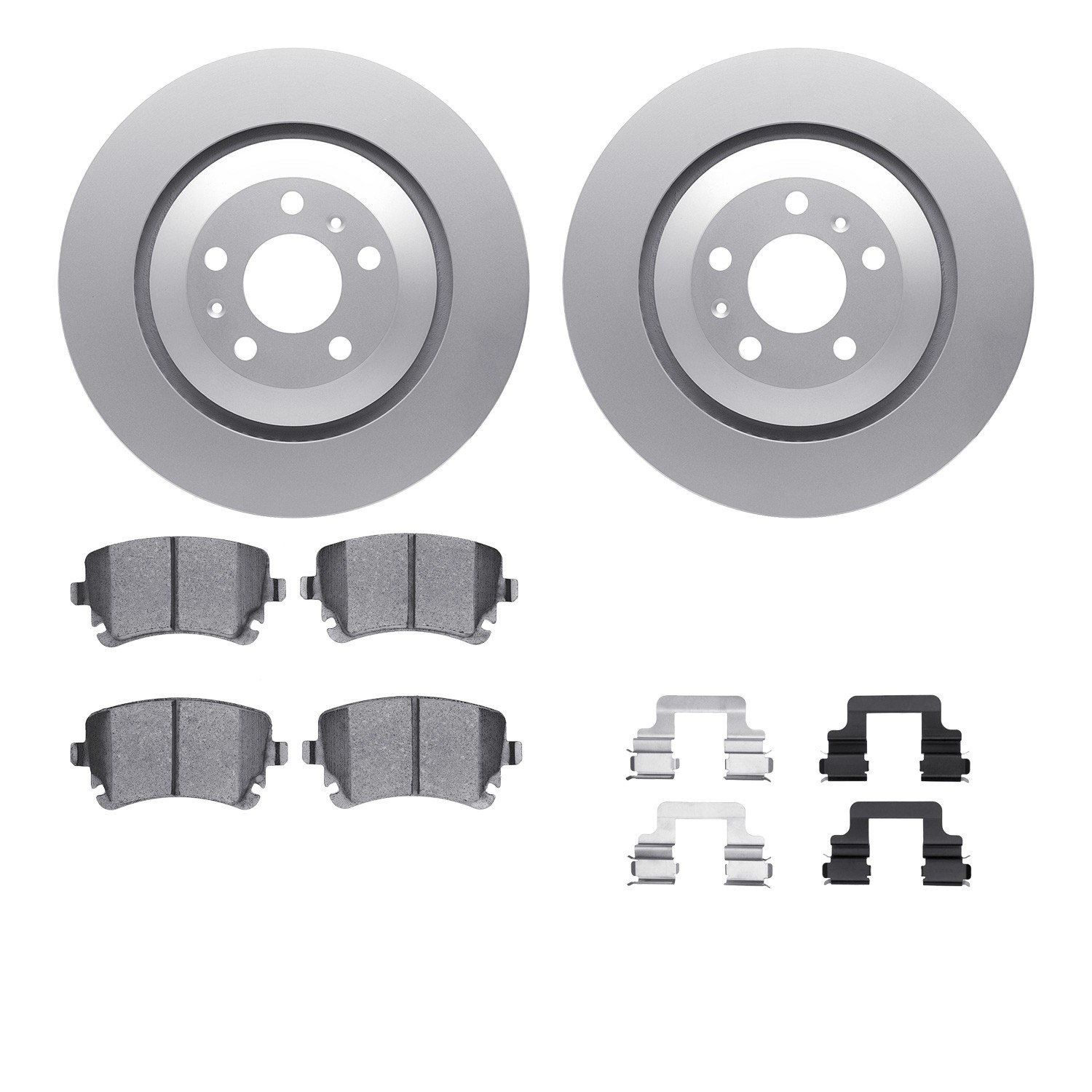 DFC Geospec Rotors with EURO 5000 Ceramic Brake Pads includes Hardware
