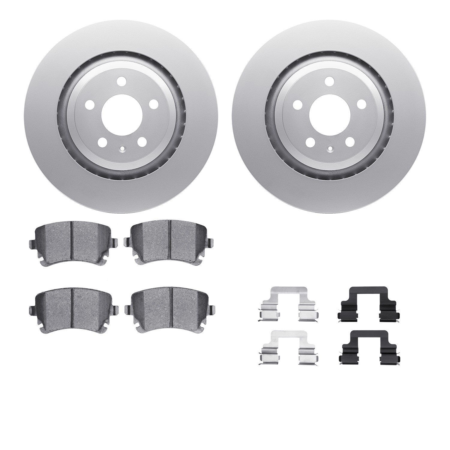 DFC Geospec Rotors with EURO 5000 Ceramic Brake Pads includes Hardware