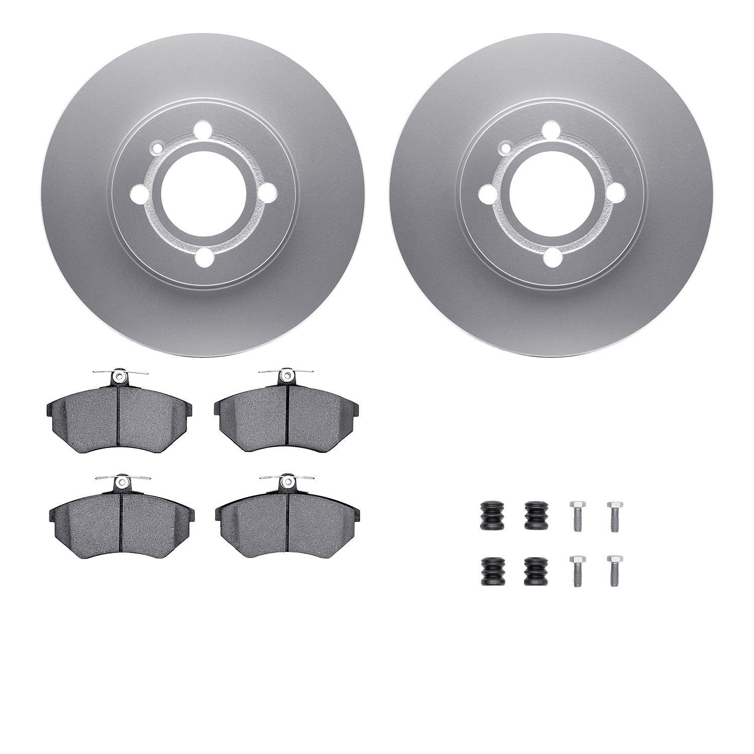 DFC Geospec Rotors with EURO 5000 Ceramic Brake Pads includes Hardware