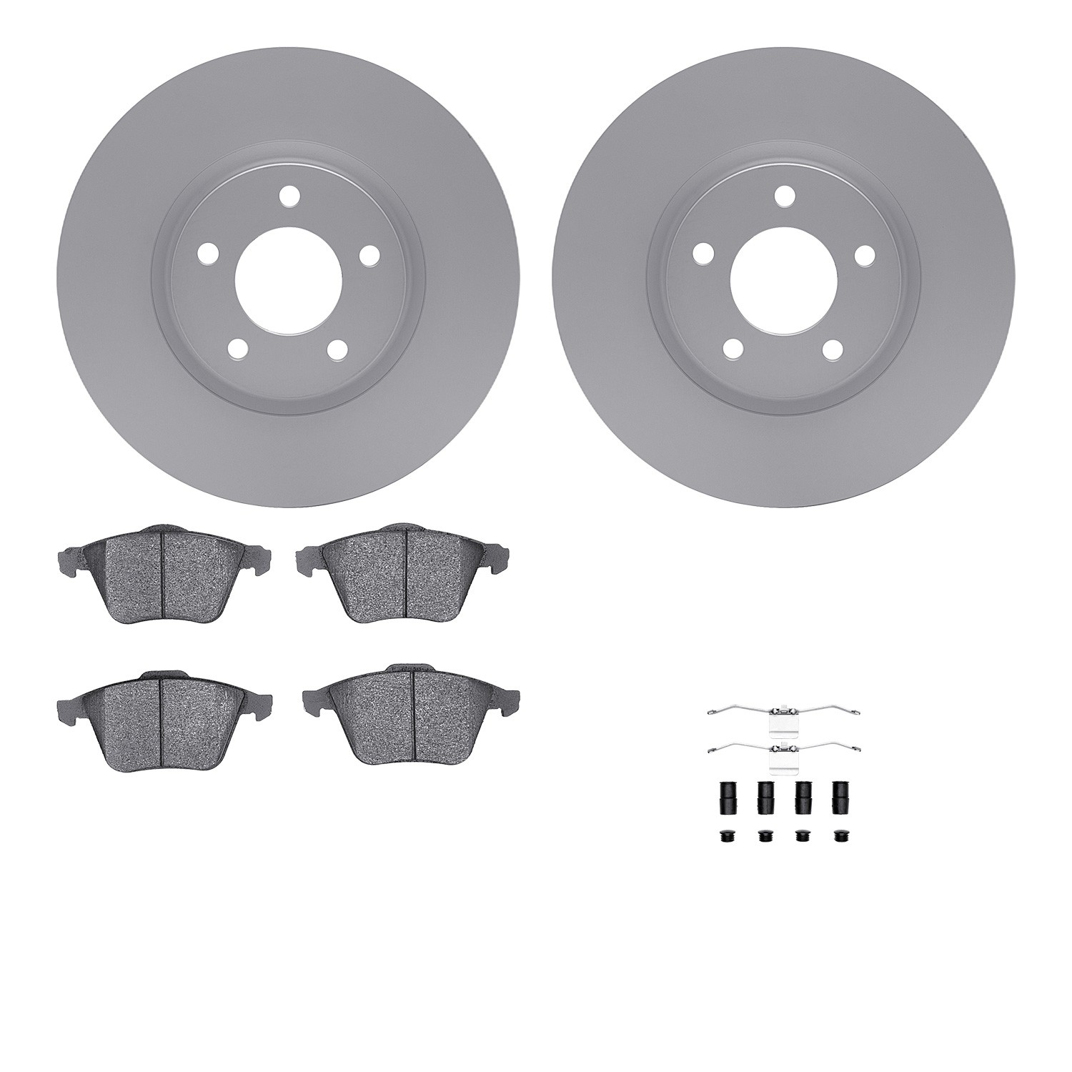 DFC Geospec Rotors with EURO 5000 Ceramic Brake Pads includes Hardware