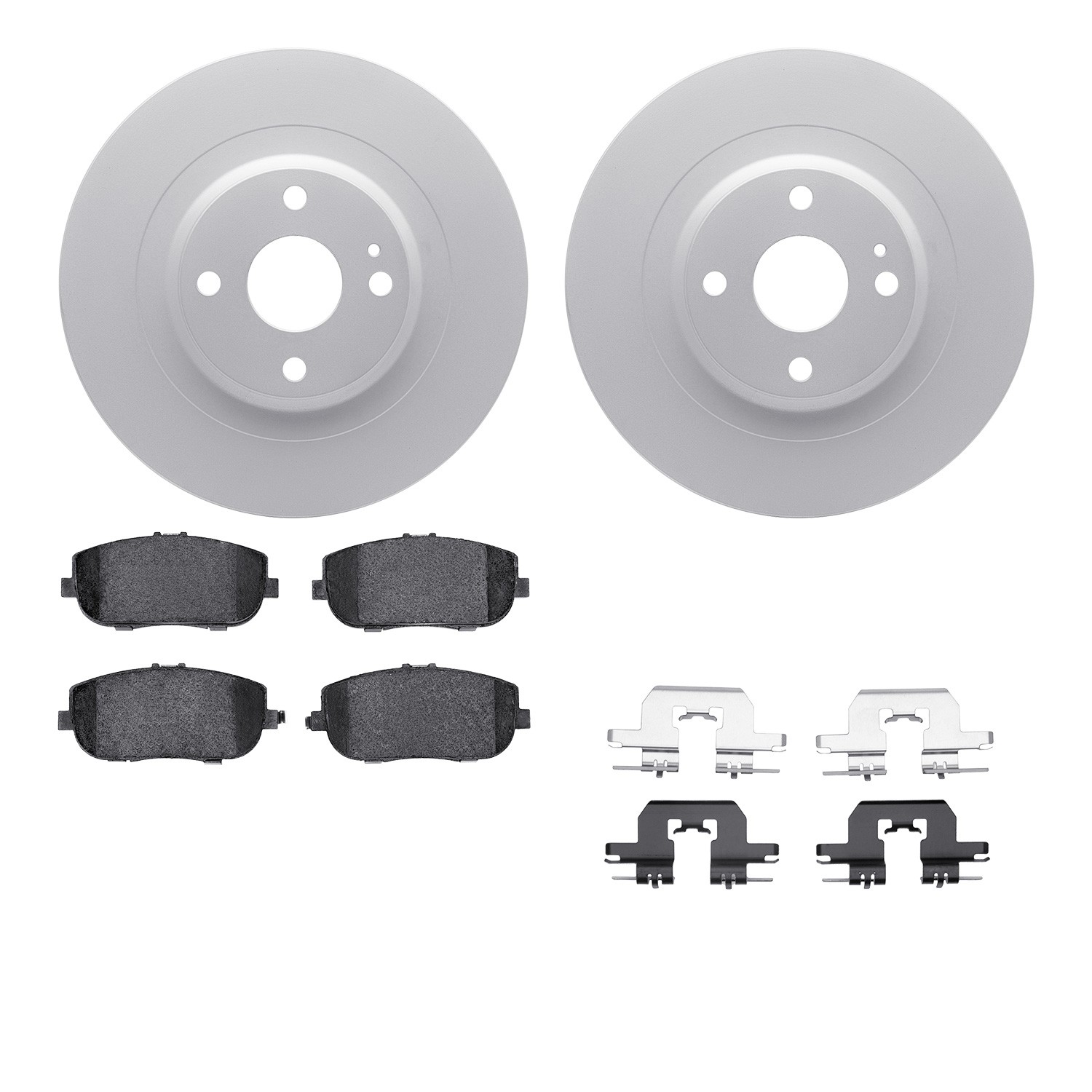 DFC Geospec Rotors with EURO 5000 Ceramic Brake Pads includes Hardware