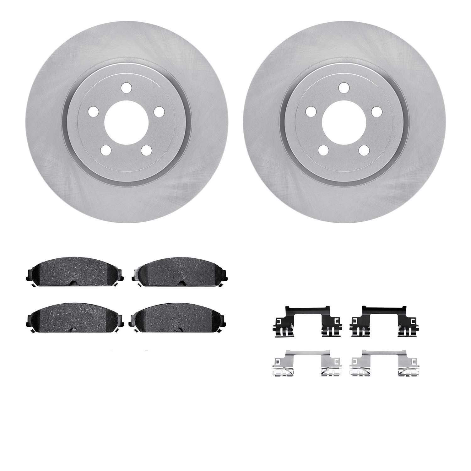 DFC Brake Rotor- HD Brake Pad - Hardware