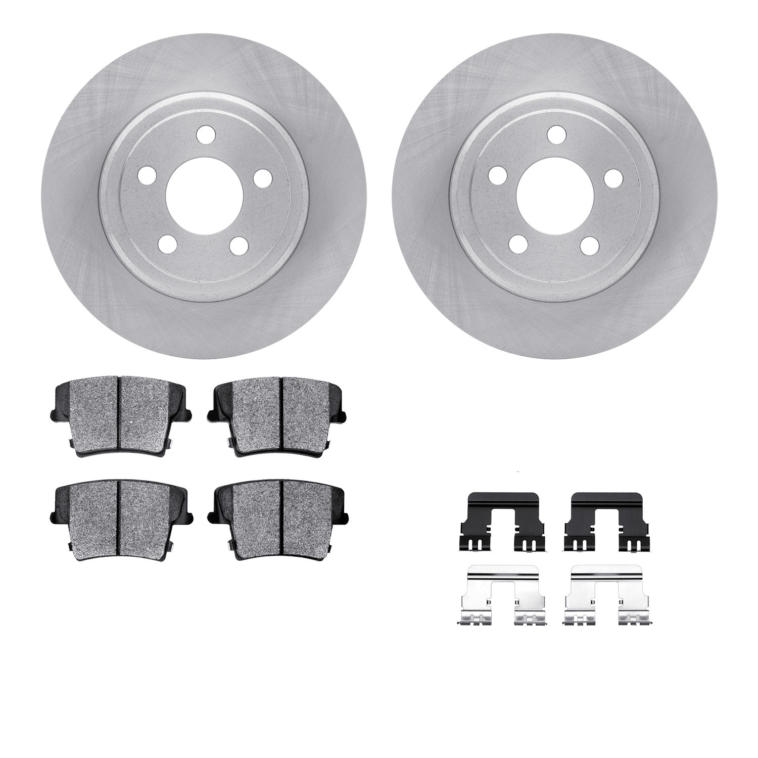 DFC Brake Rotor- HD Brake Pad - Hardware