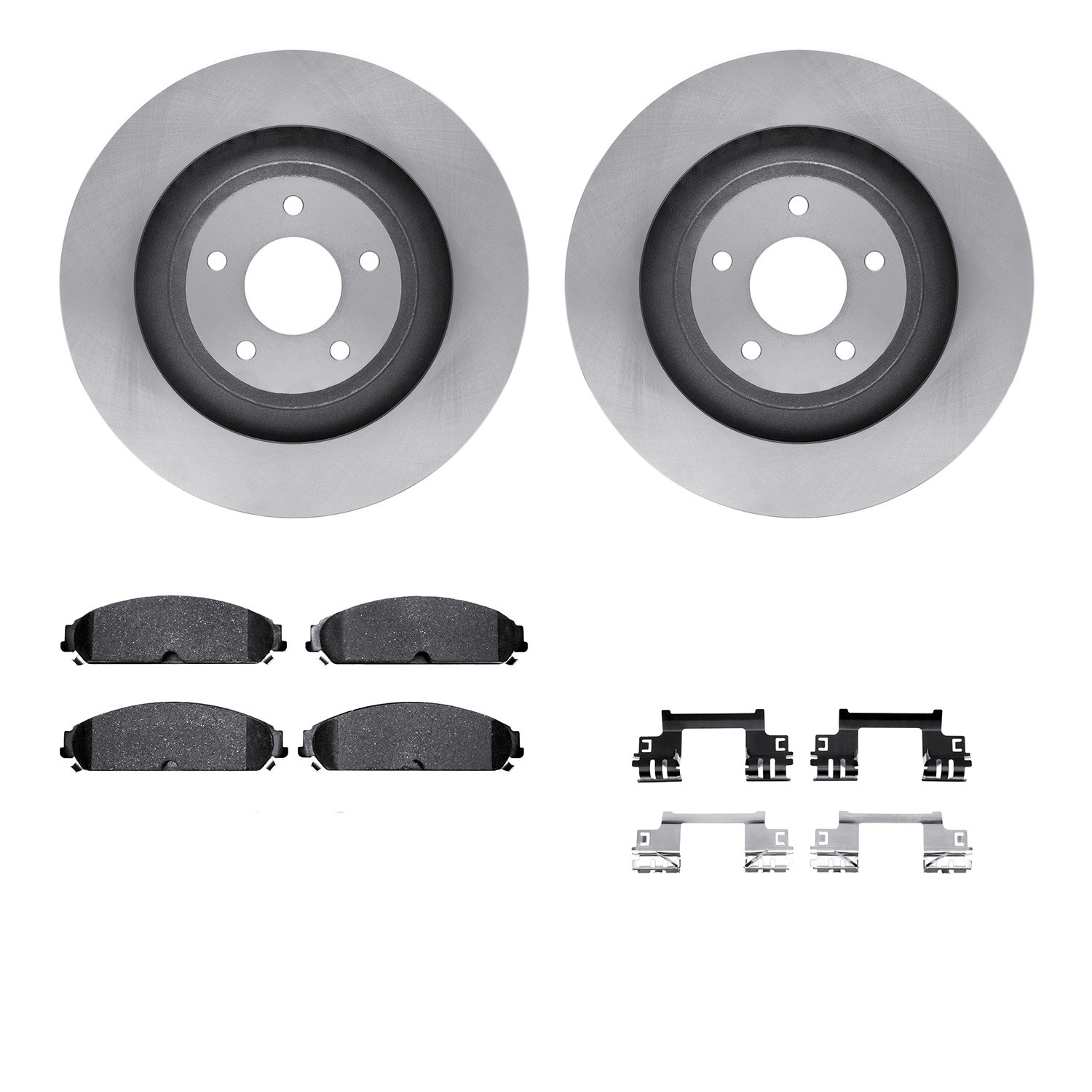 DFC Brake Rotor- HD Brake Pad - Hardware