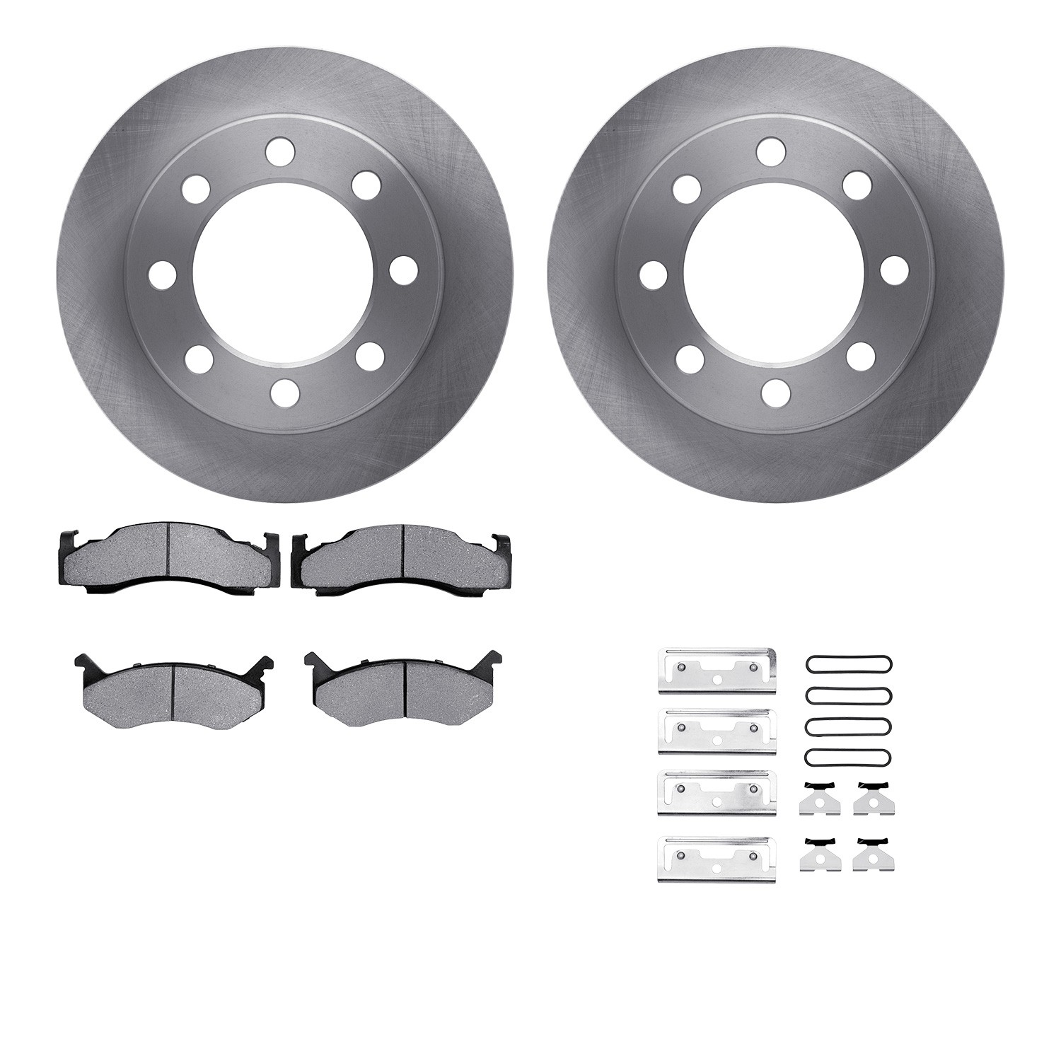 DFC Brake Rotor- HD Brake Pad - Hardware