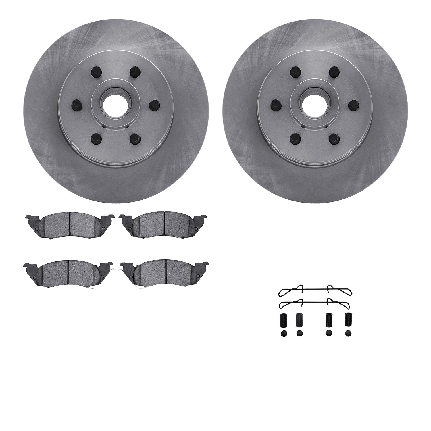 DFC Brake Rotor- HD Brake Pad - Hardware