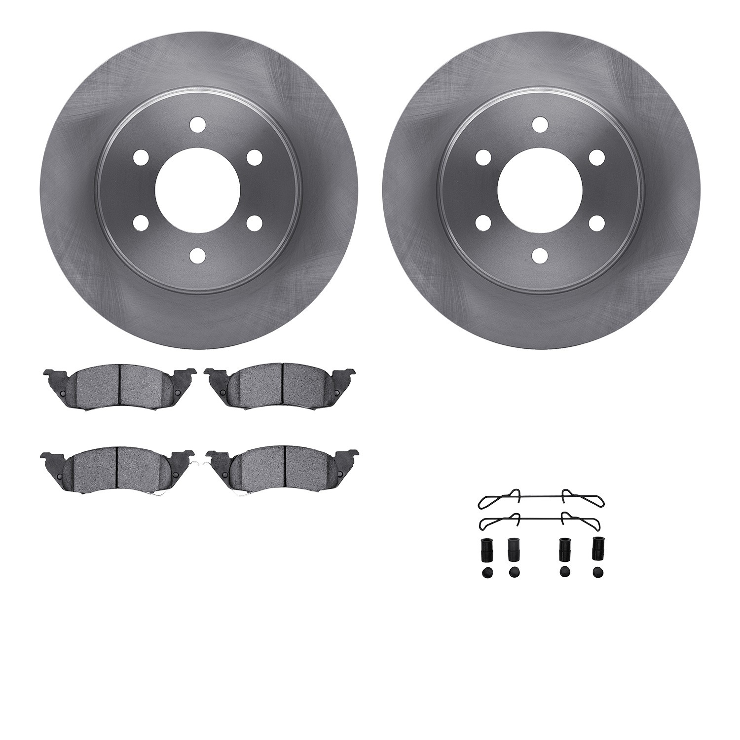 DFC Brake Rotor- HD Brake Pad - Hardware