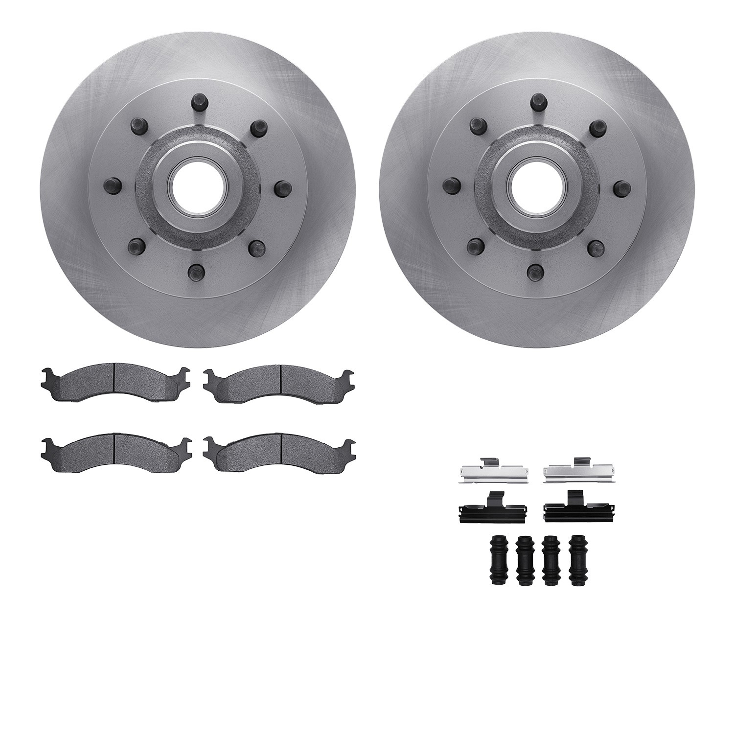 DFC Brake Rotor- HD Brake Pad - Hardware