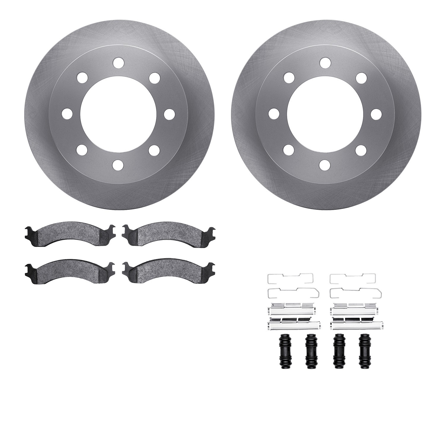 DFC Brake Rotor- HD Brake Pad - Hardware