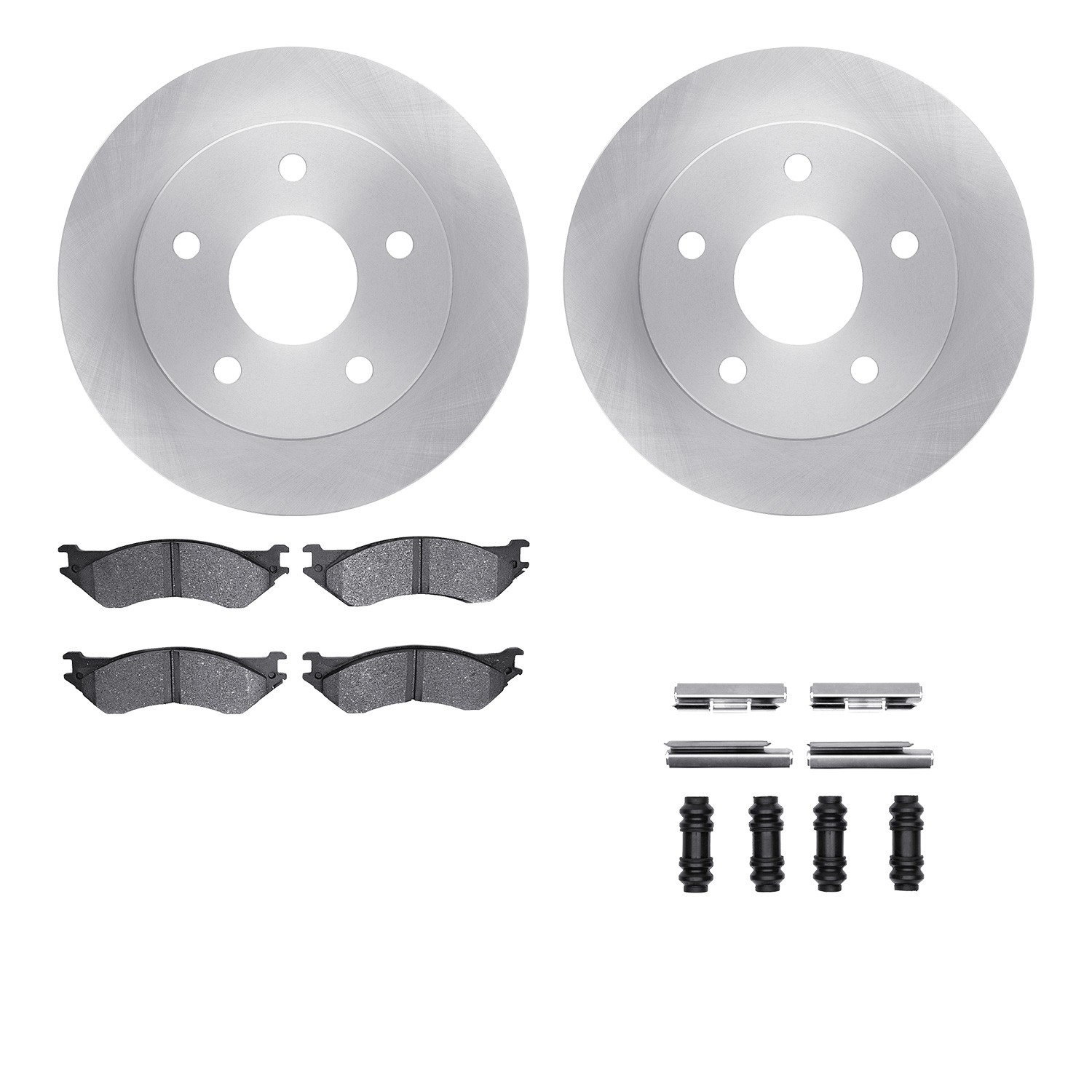DFC Brake Rotor- HD Brake Pad - Hardware
