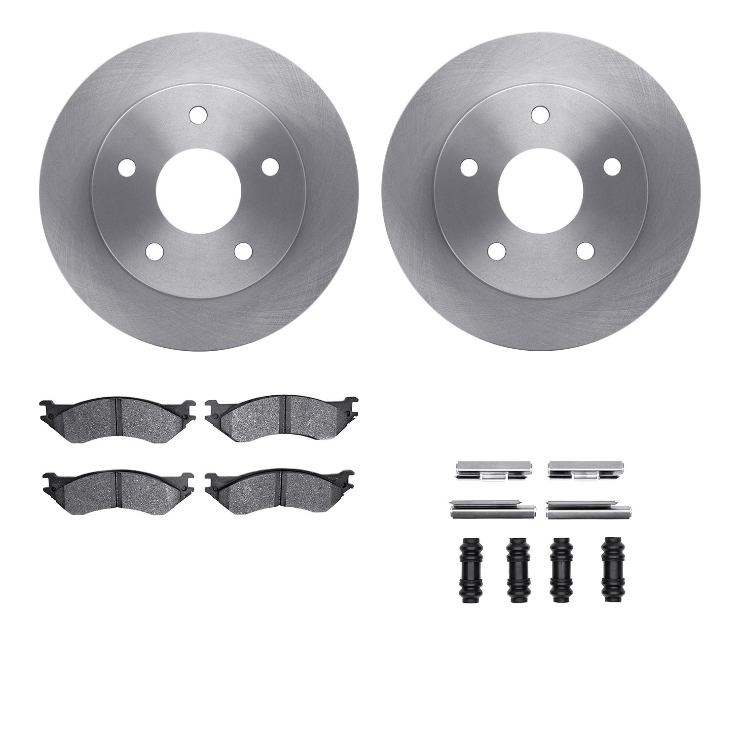 DFC Brake Rotor- HD Brake Pad - Hardware
