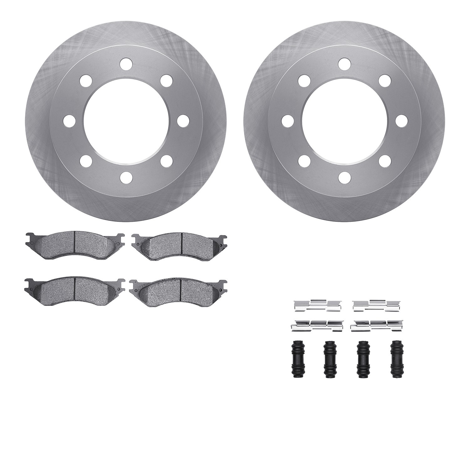 DFC Brake Rotor- HD Brake Pad - Hardware