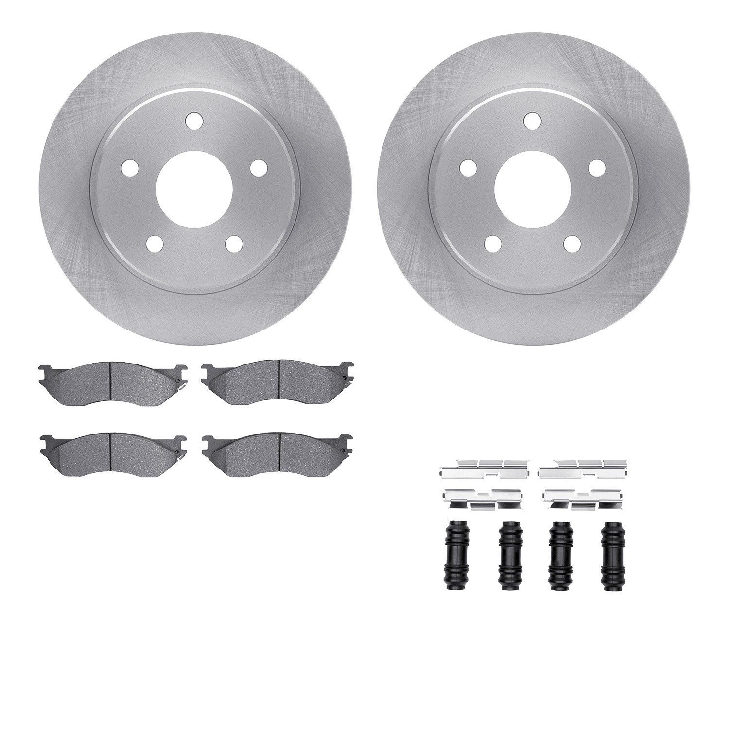 DFC Brake Rotor- HD Brake Pad - Hardware