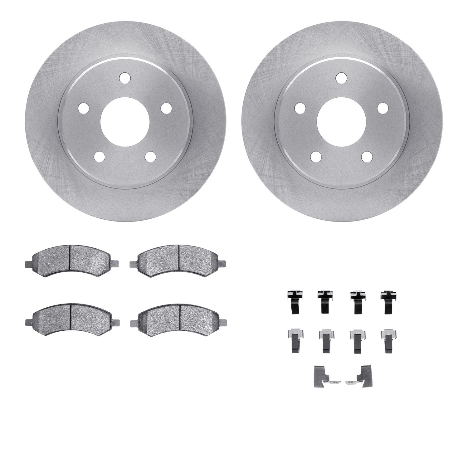 DFC Brake Rotor- HD Brake Pad - Hardware