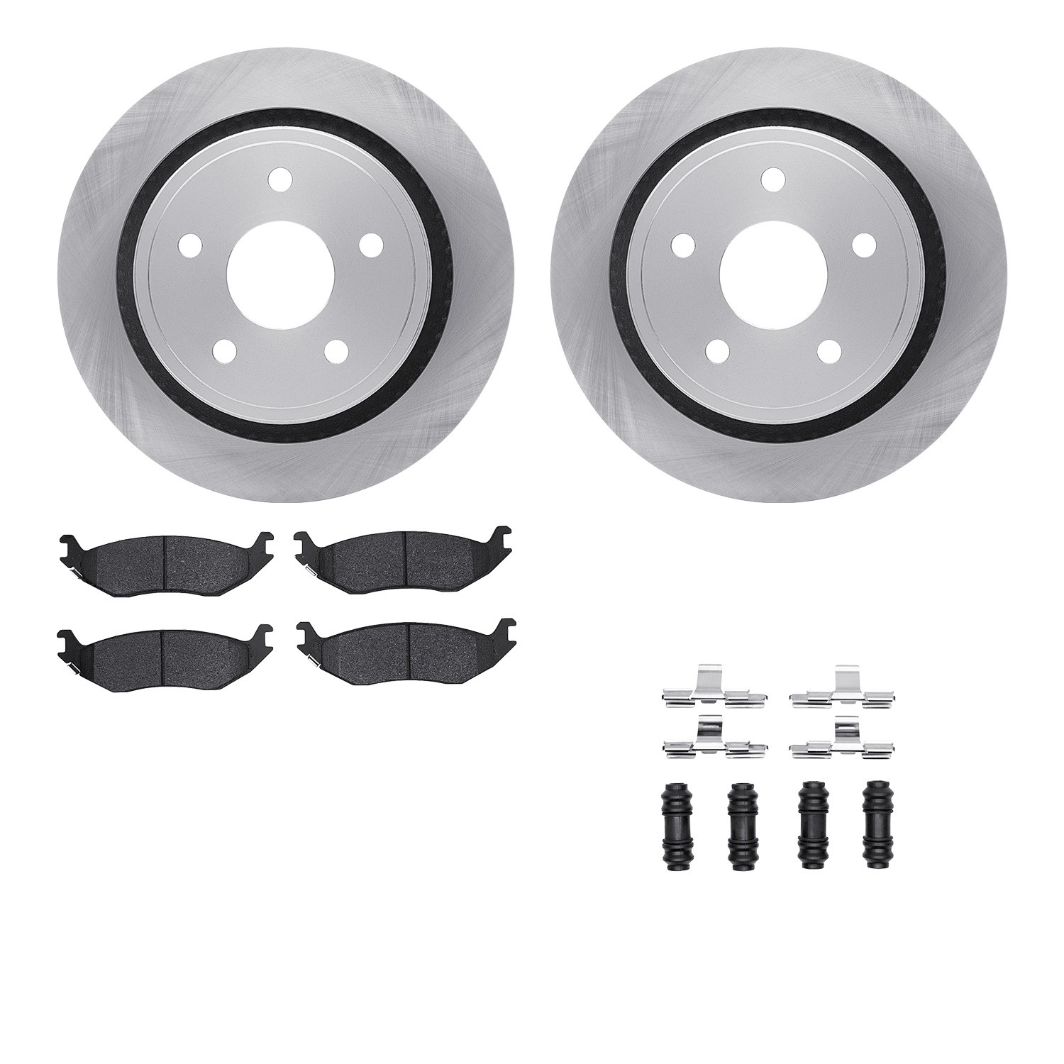 DFC Brake Rotor- HD Brake Pad - Hardware