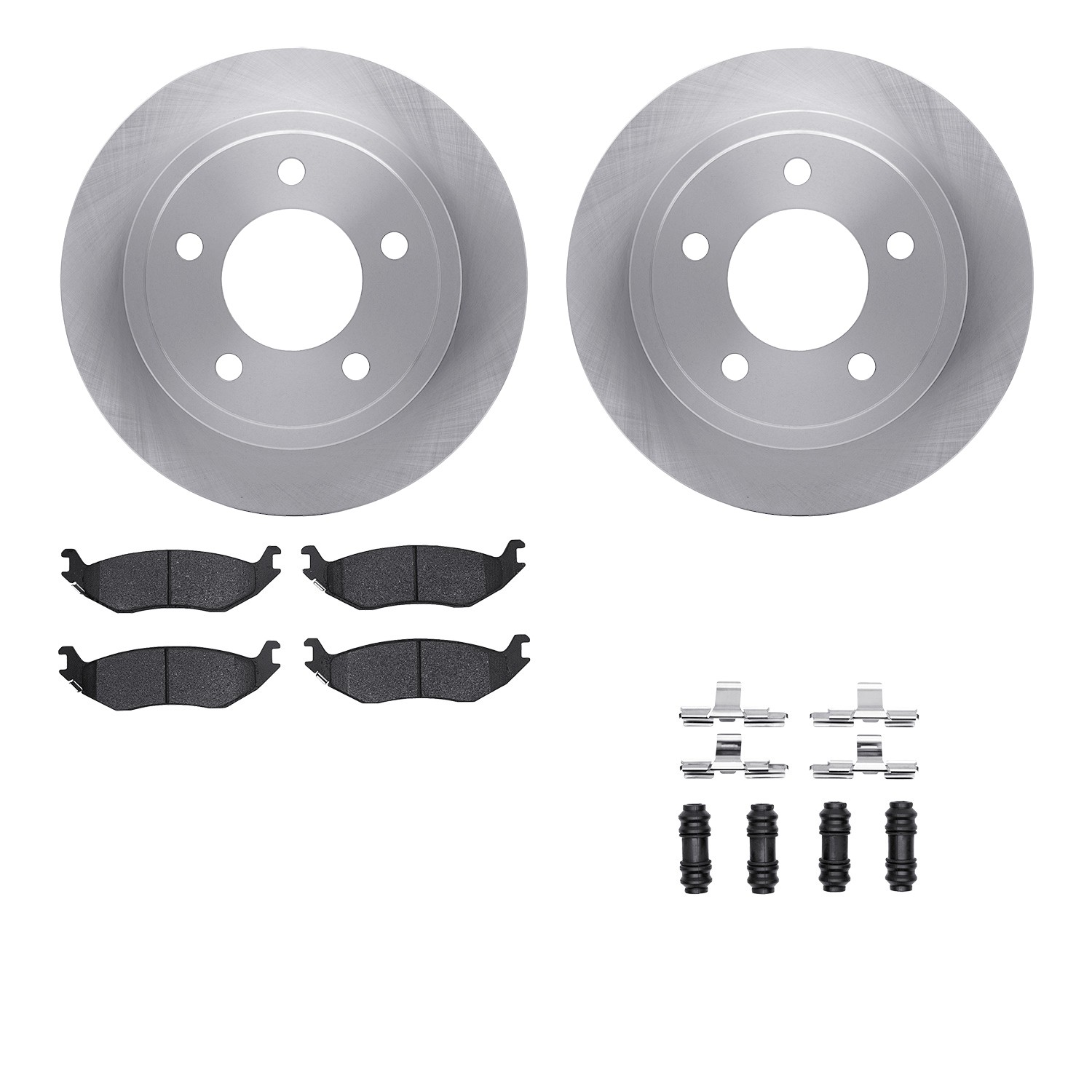 DFC Brake Rotor- HD Brake Pad - Hardware