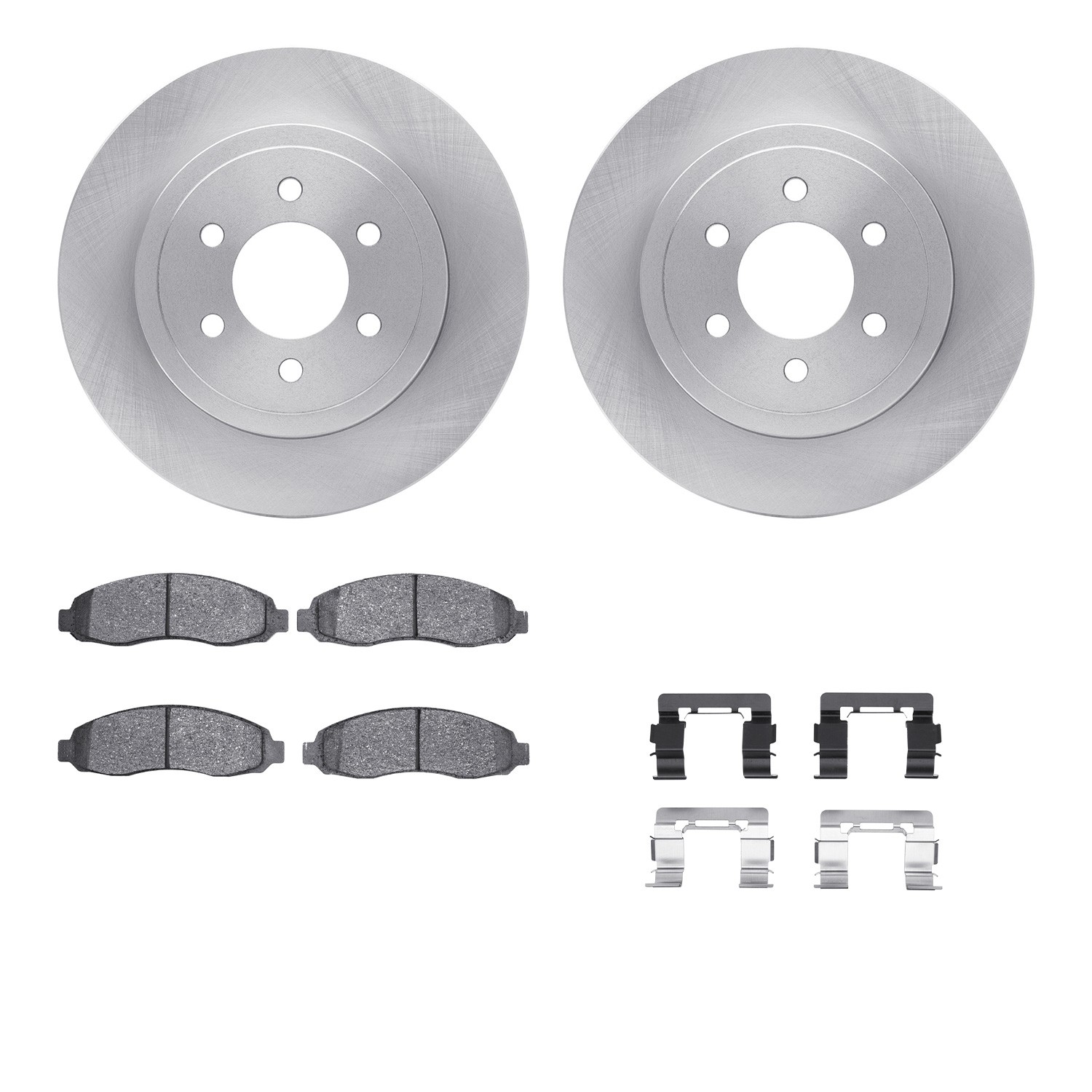 DFC Brake Rotor- HD Brake Pad - Hardware