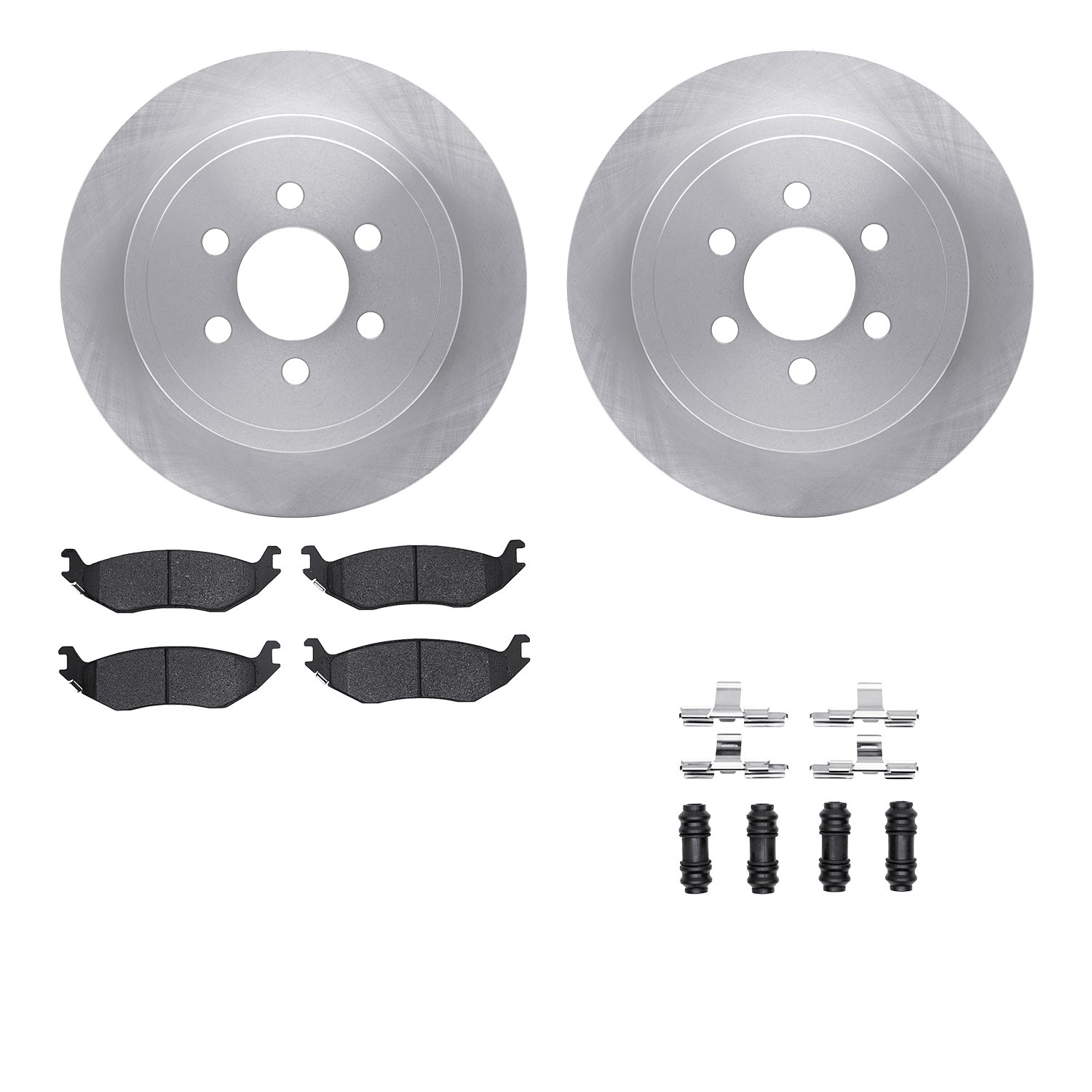 DFC Brake Rotor- HD Brake Pad - Hardware