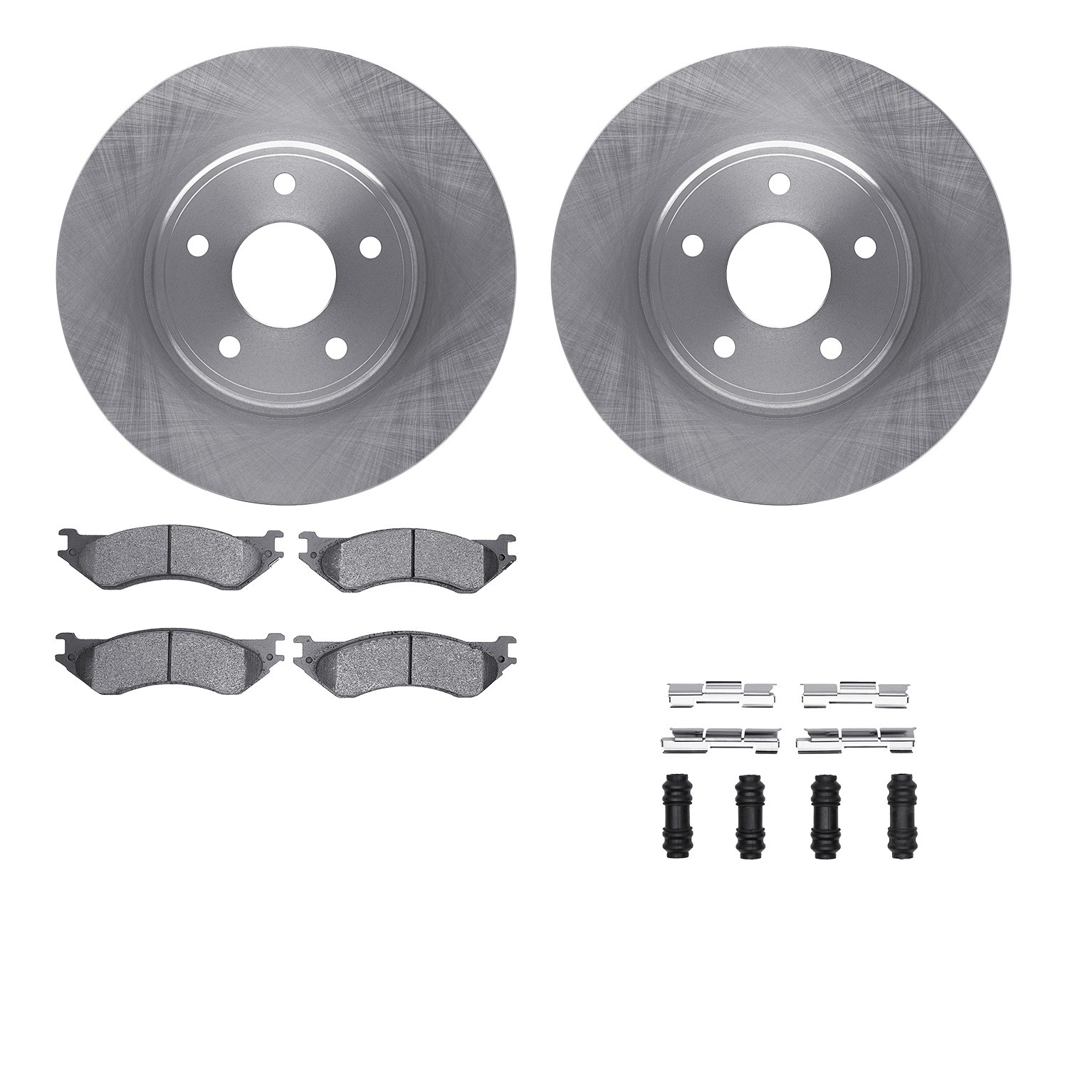DFC Brake Rotor- HD Brake Pad - Hardware