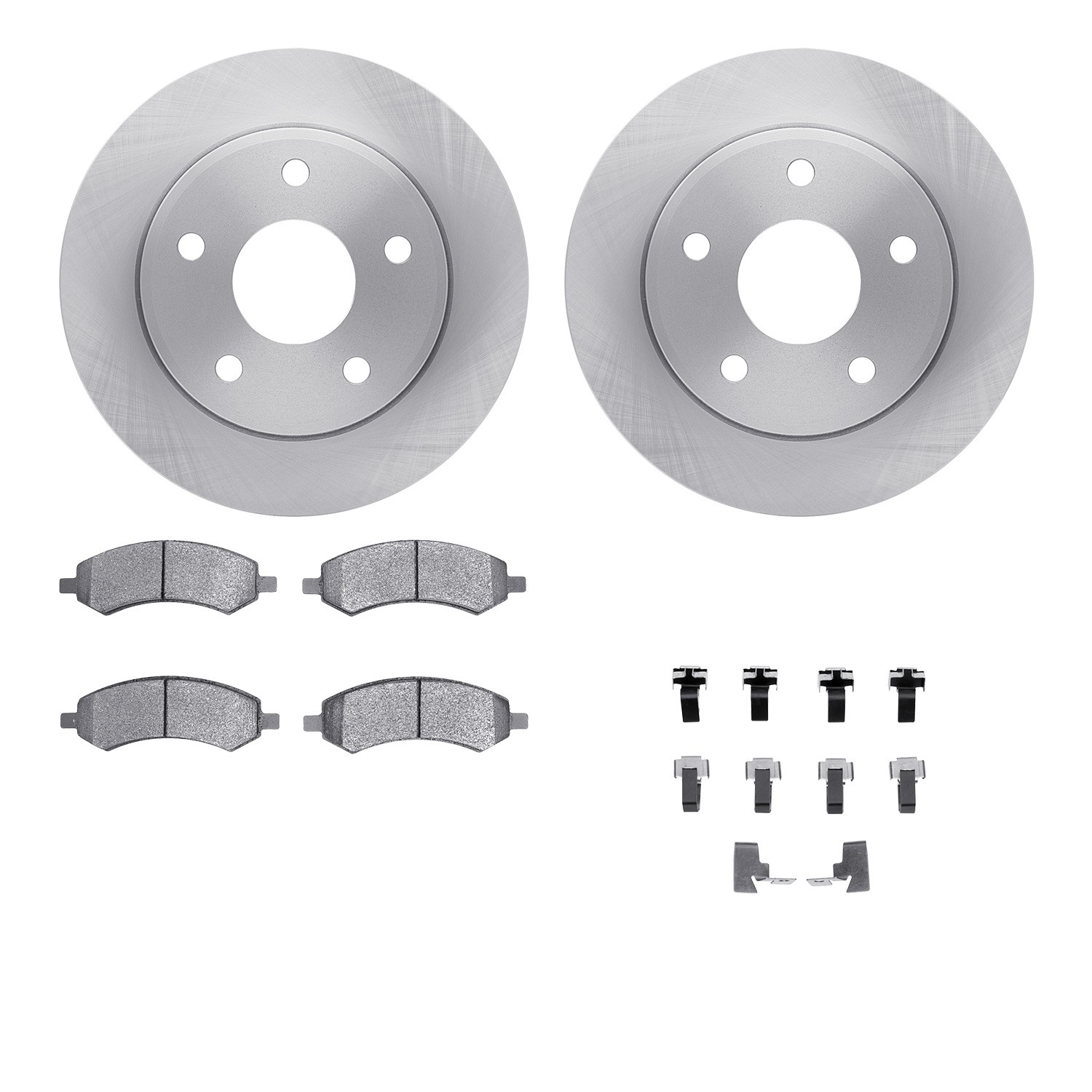 DFC Brake Rotor- HD Brake Pad - Hardware