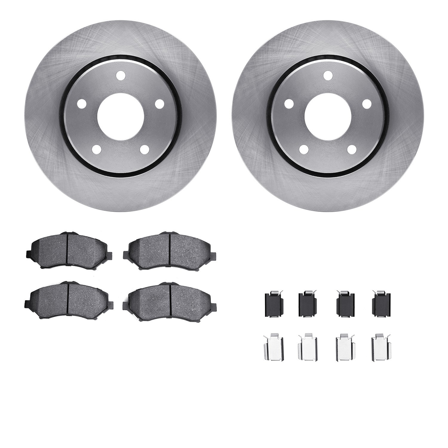 DFC Brake Rotor- HD Brake Pad - Hardware