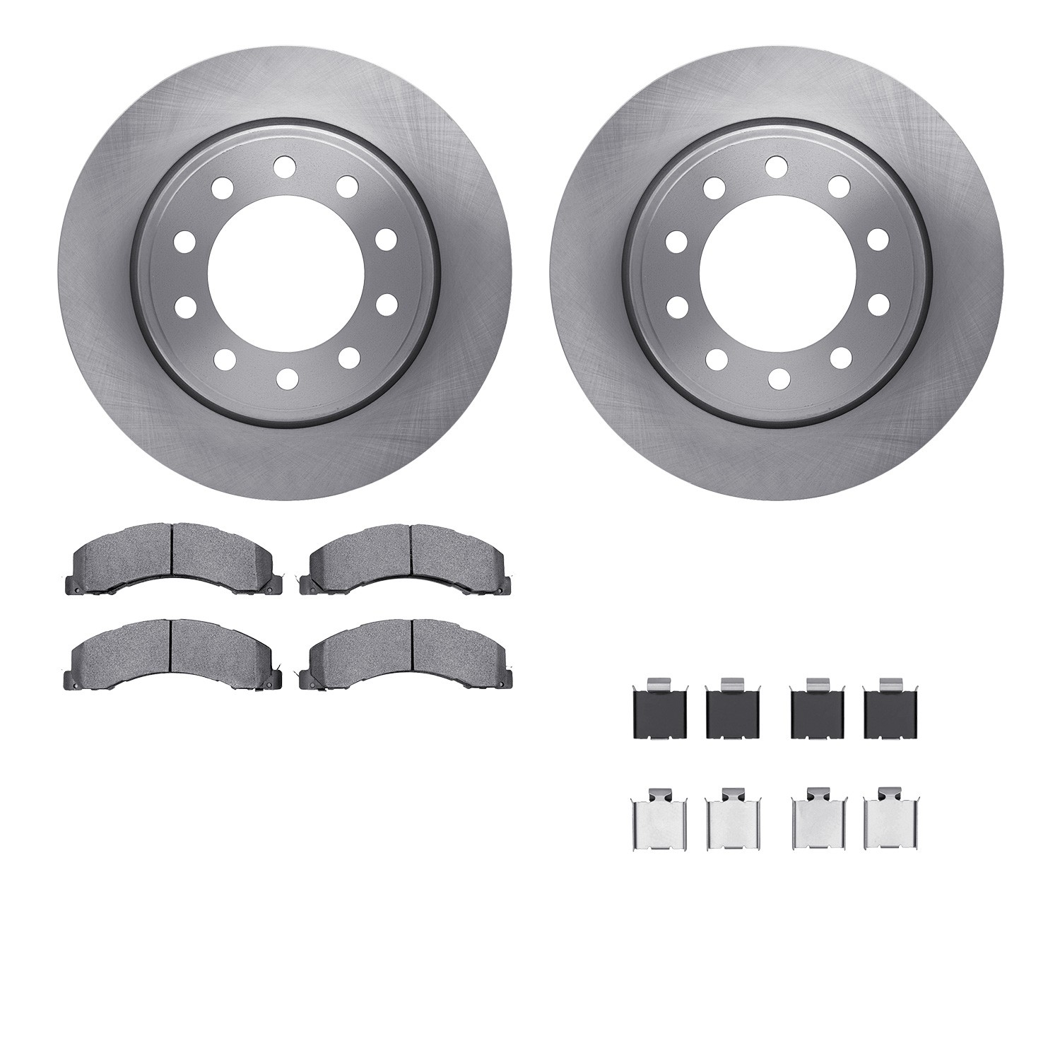 DFC Brake Rotor- HD Brake Pad - Hardware